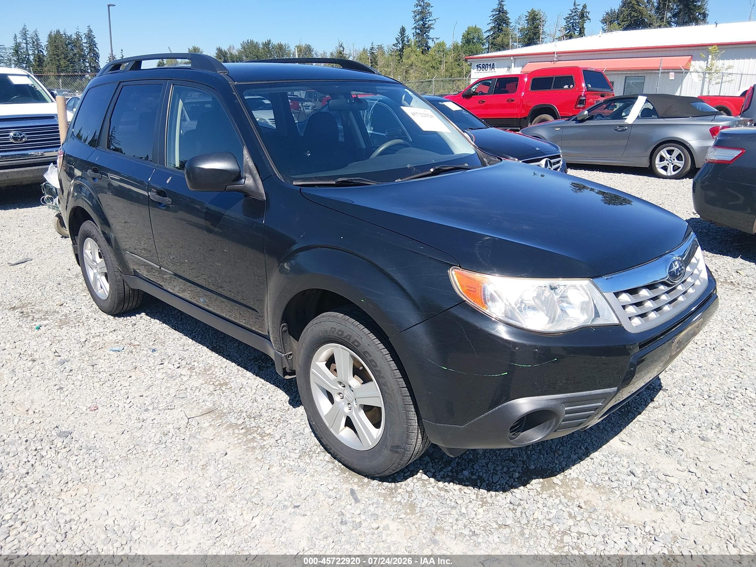 2013 Subaru Forester 2.5x Черный vin: JF2SHABC3DG430361