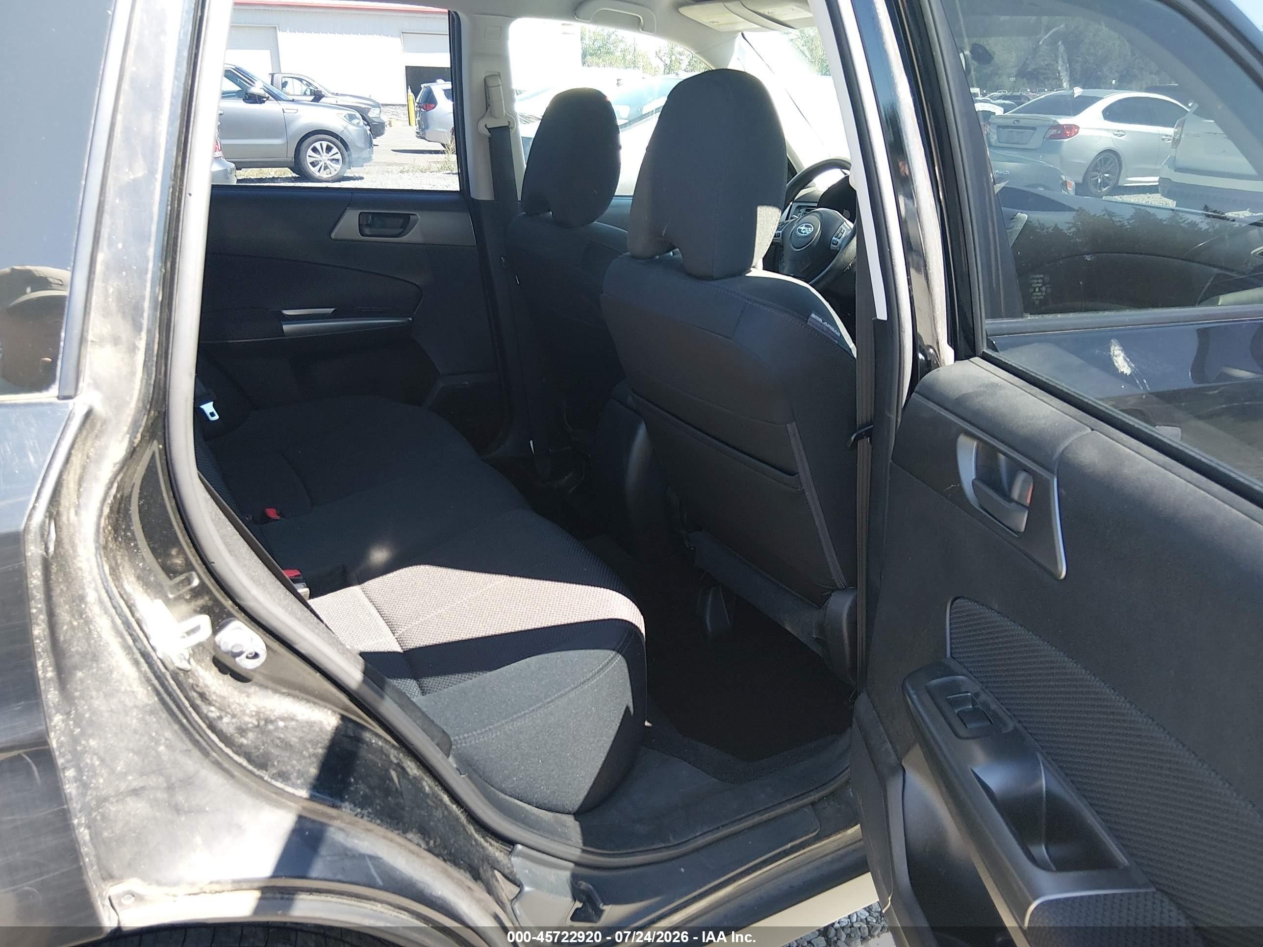 2013 Subaru Forester 2.5x Black vin: JF2SHABC3DG430361