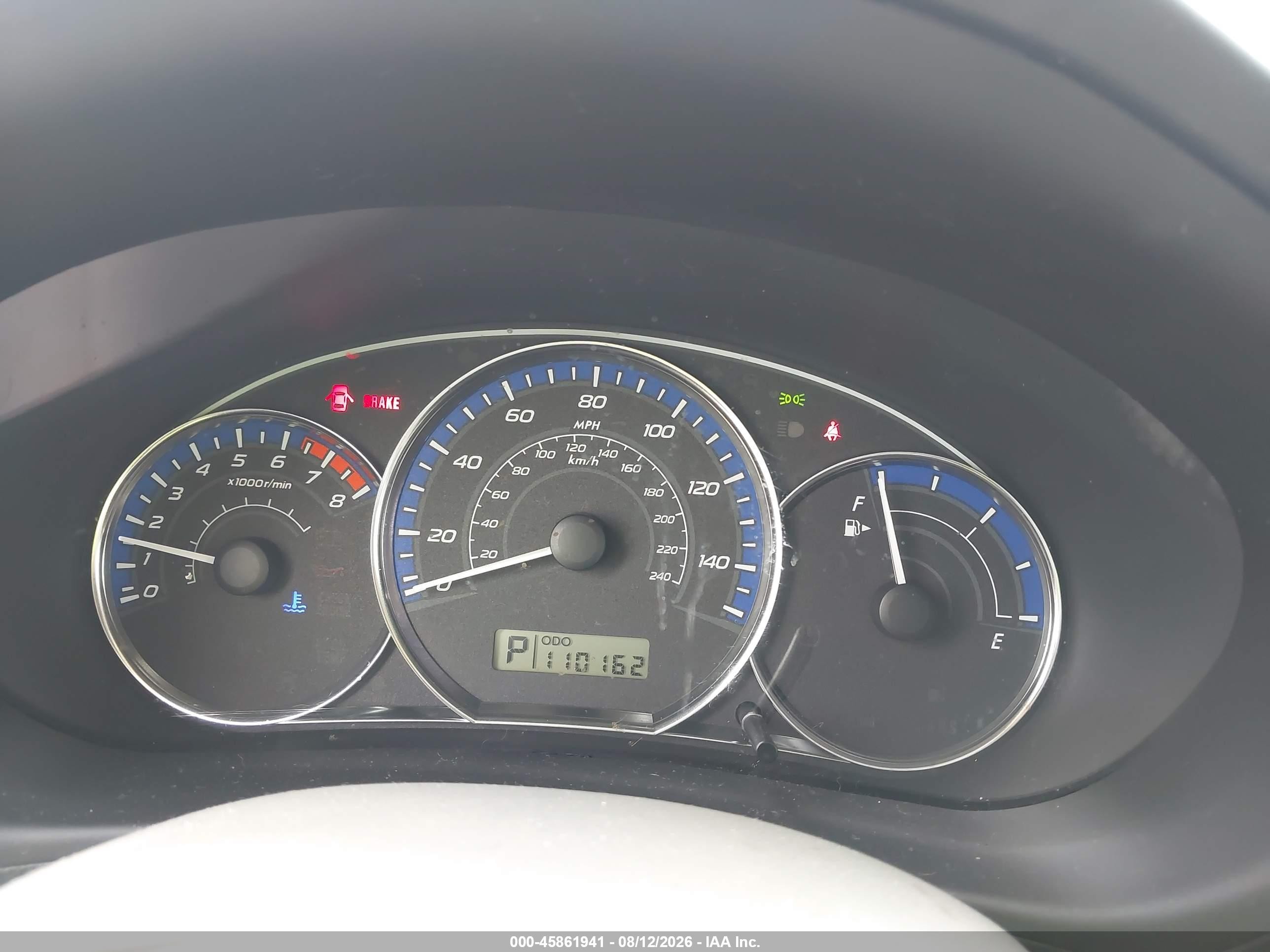 2013 Subaru Forester 2.5x Blue vin: JF2SHABC3DH412940