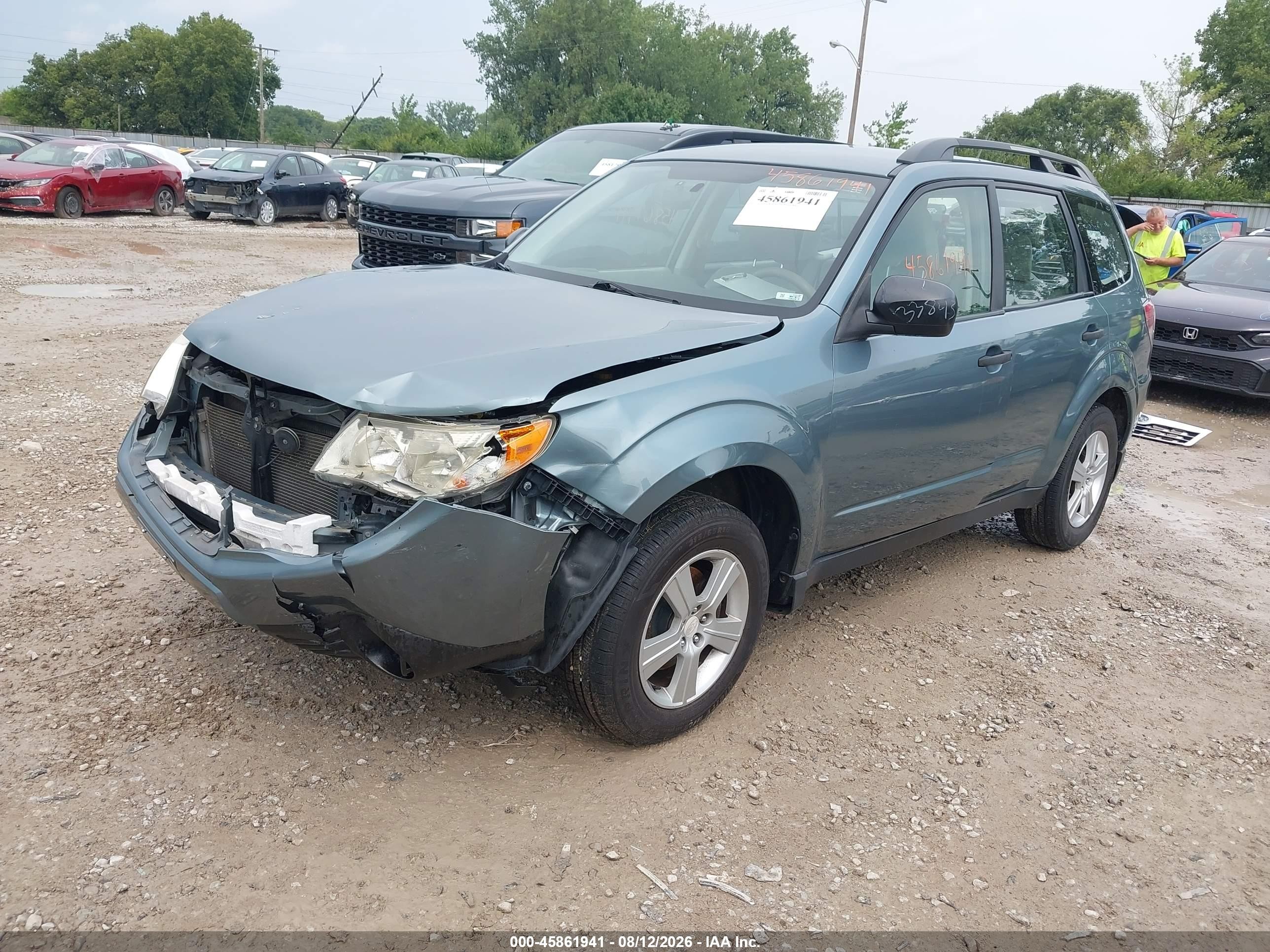 2013 Subaru Forester 2.5x Blue vin: JF2SHABC3DH412940