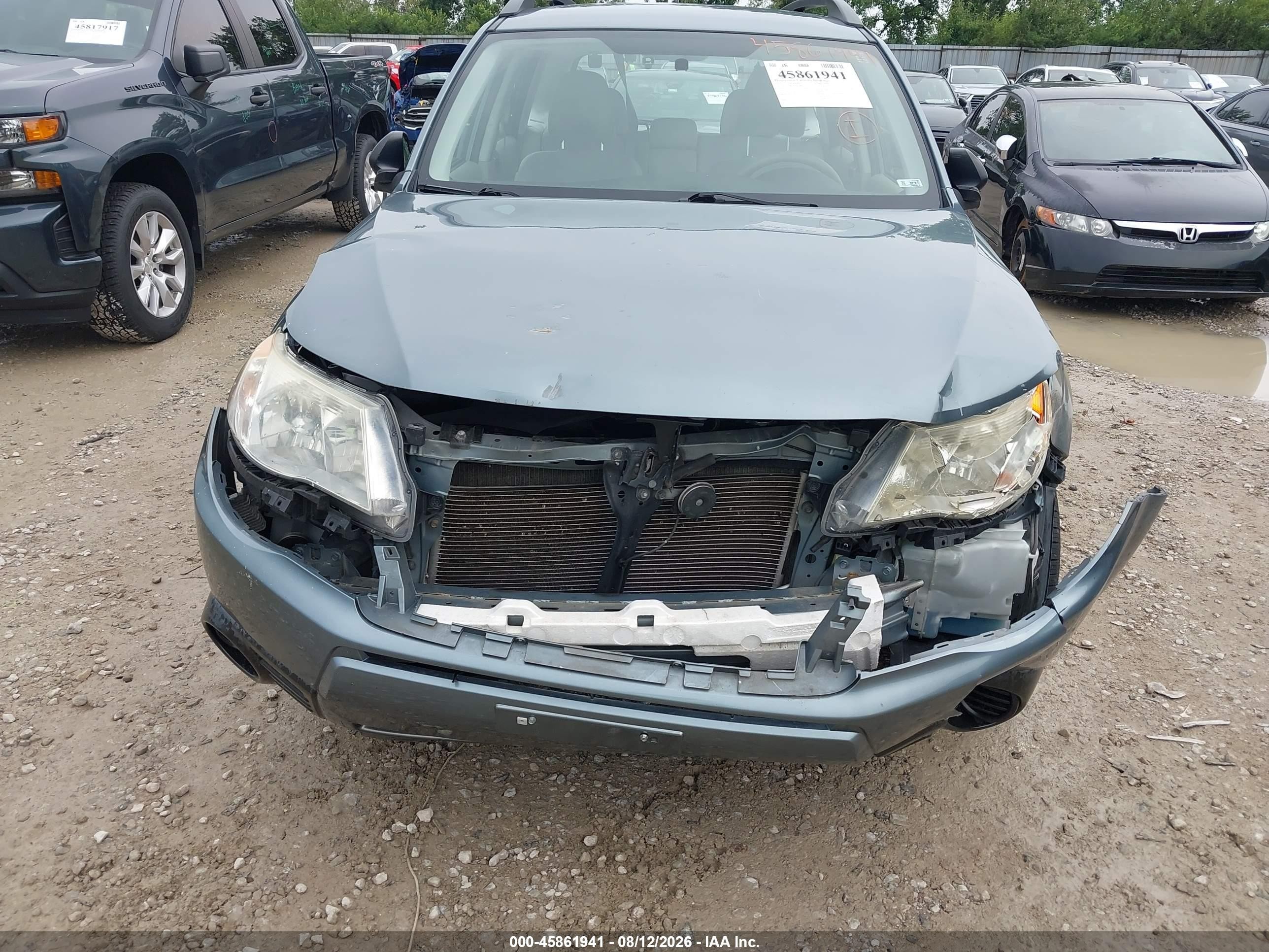 2013 Subaru Forester 2.5x Blue vin: JF2SHABC3DH412940