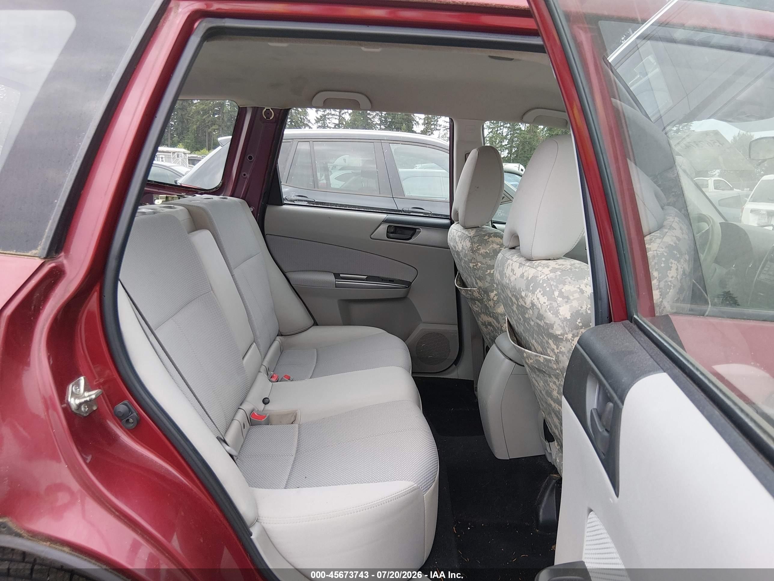 2013 Subaru Forester 2.5x Red vin: JF2SHABC3DH423257