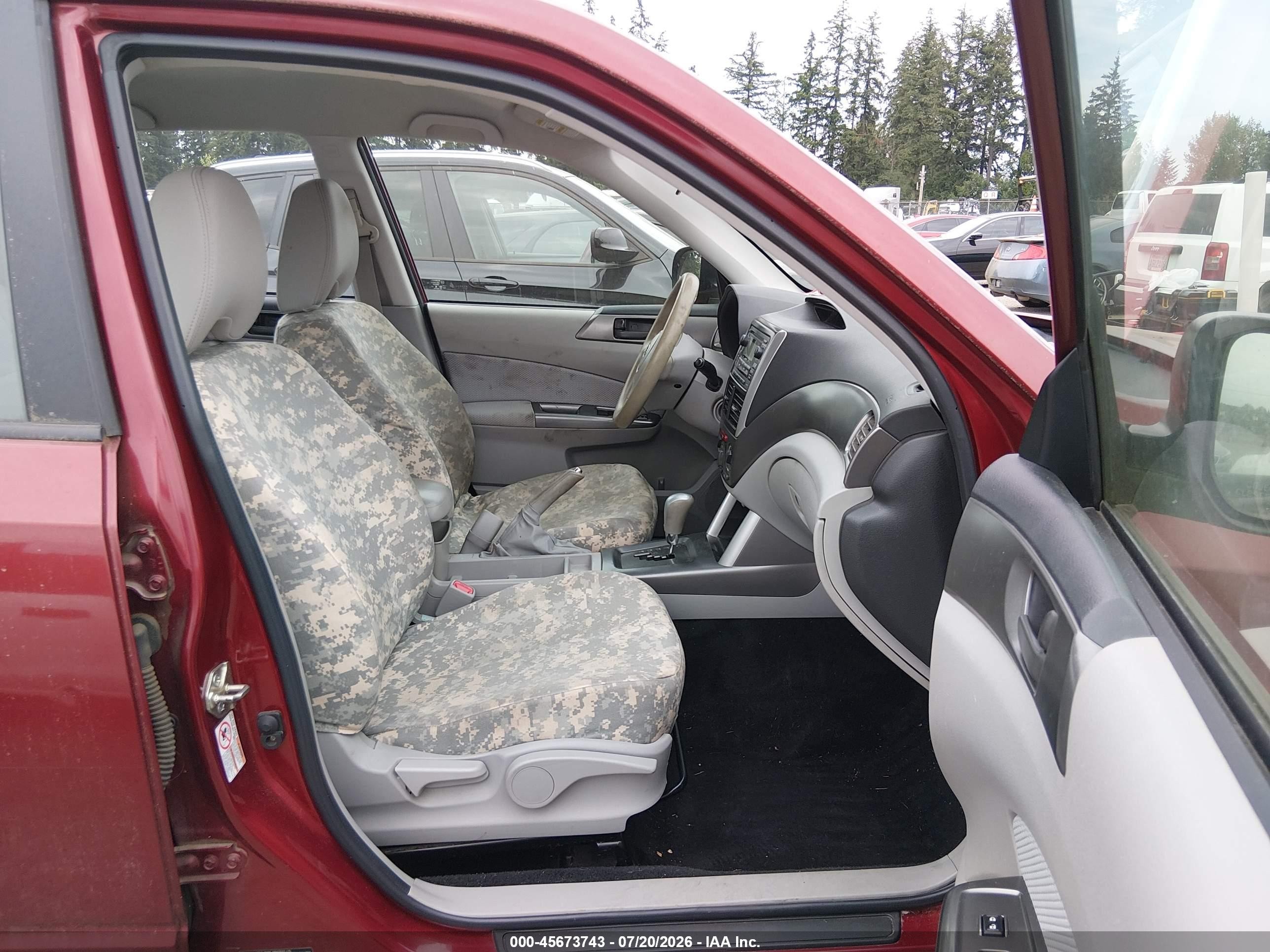 2013 Subaru Forester 2.5x Red vin: JF2SHABC3DH423257