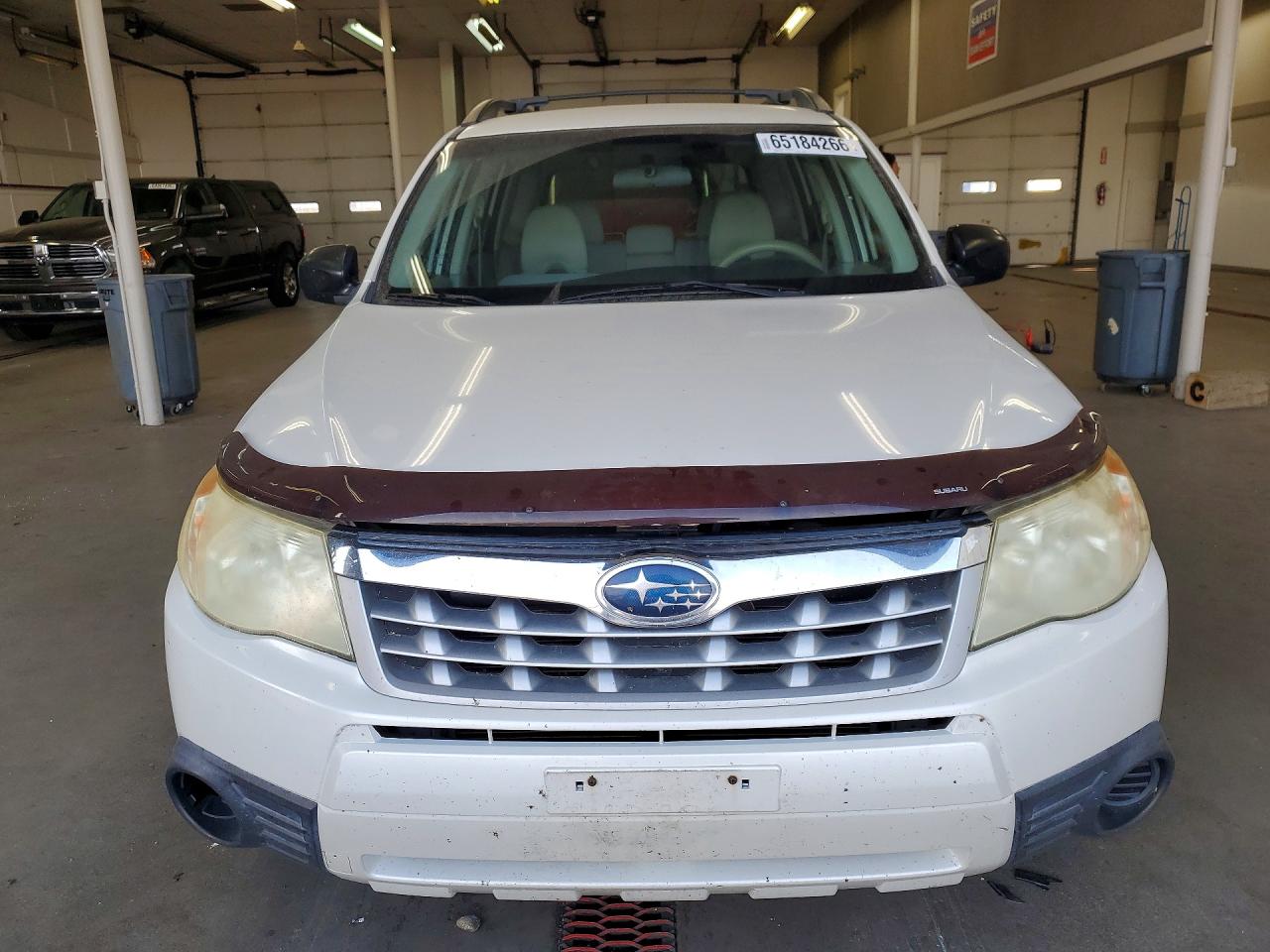 2013 Subaru Forester 2.5x White vin: JF2SHABC3DH429298