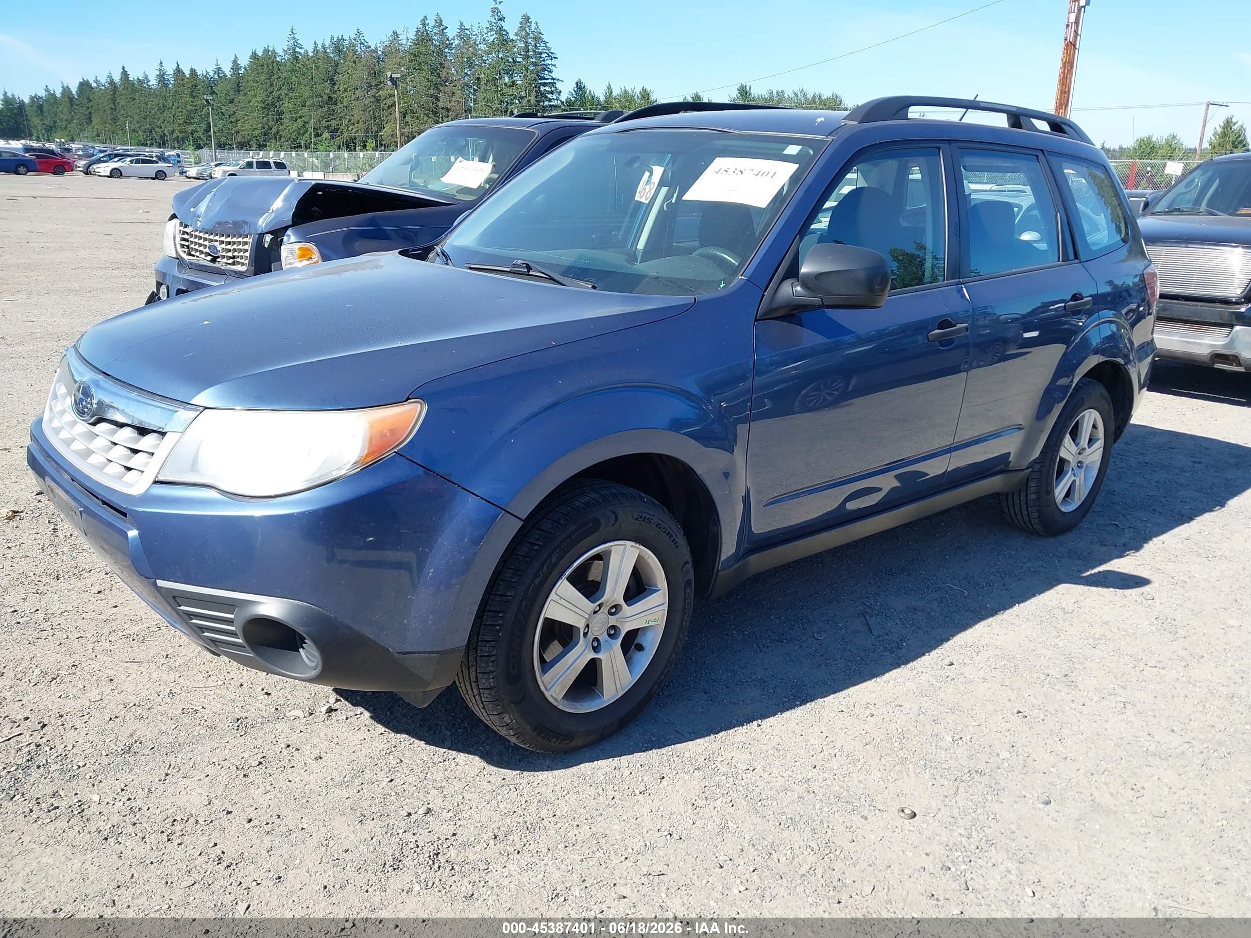 2011 Subaru Forester 2.5x Blue vin: JF2SHABC4BH711432