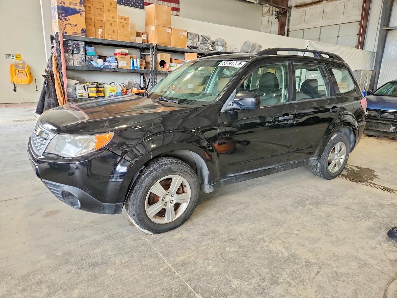 2012 Subaru Forester 2.5x Black vin: JF2SHABC4CH412735