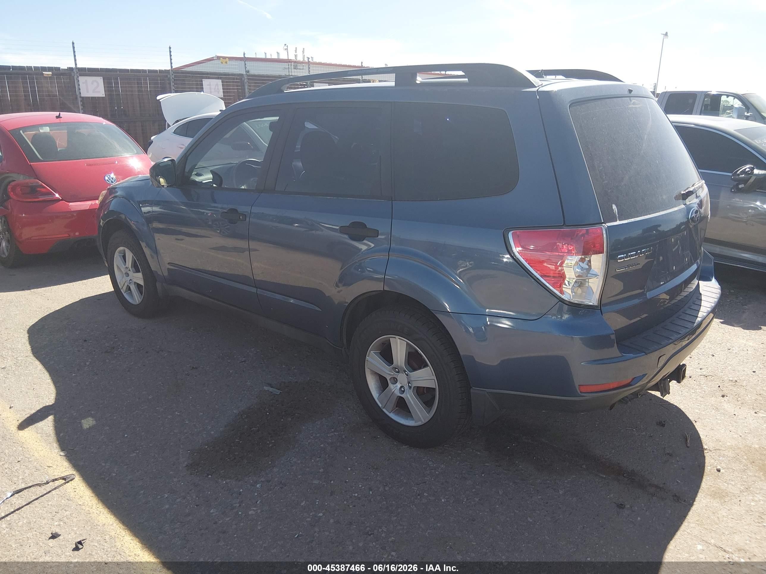 2012 Subaru Forester 2.5x Синий vin: JF2SHABC4CH413187