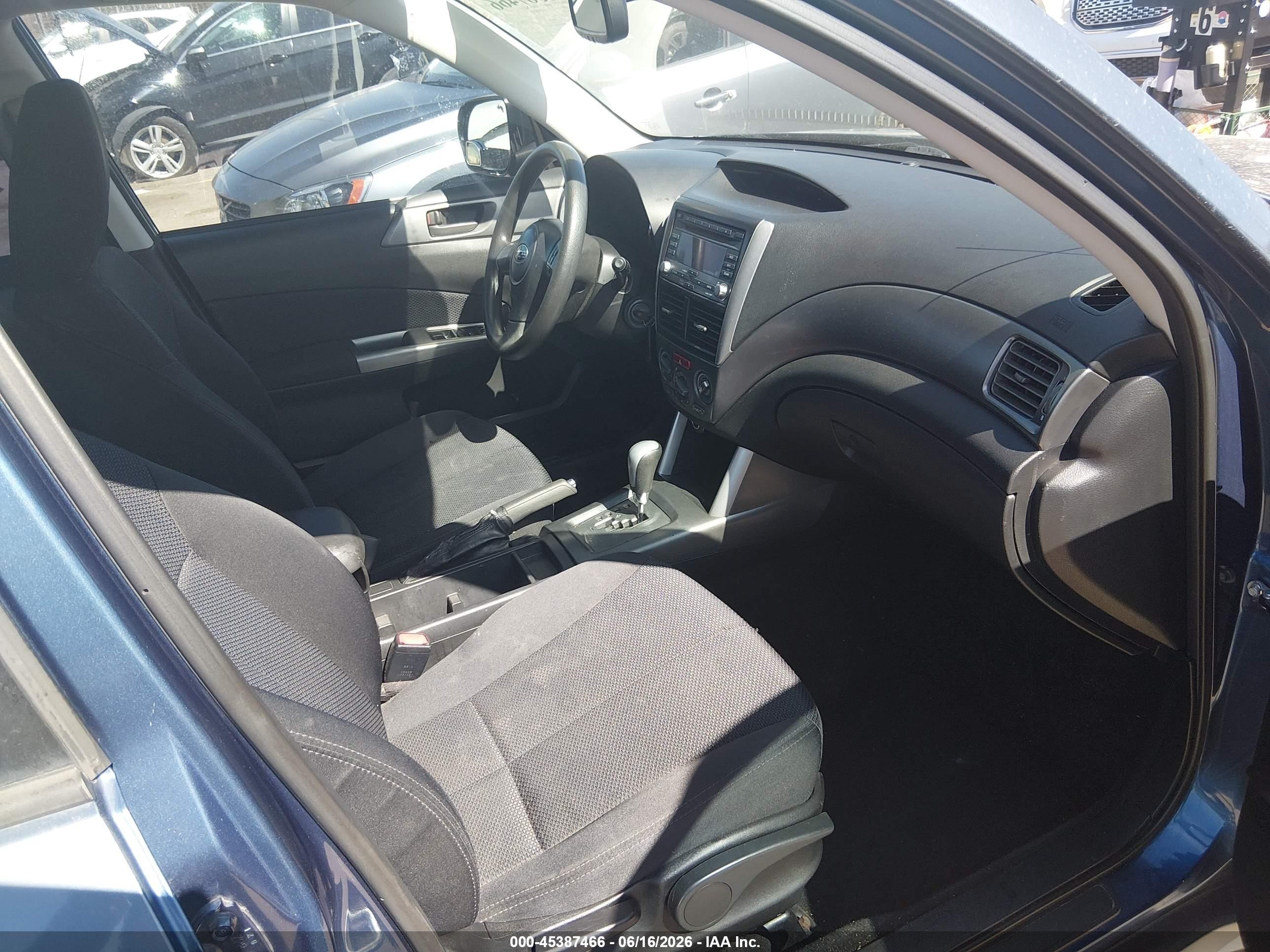 2012 Subaru Forester 2.5x Синий vin: JF2SHABC4CH413187