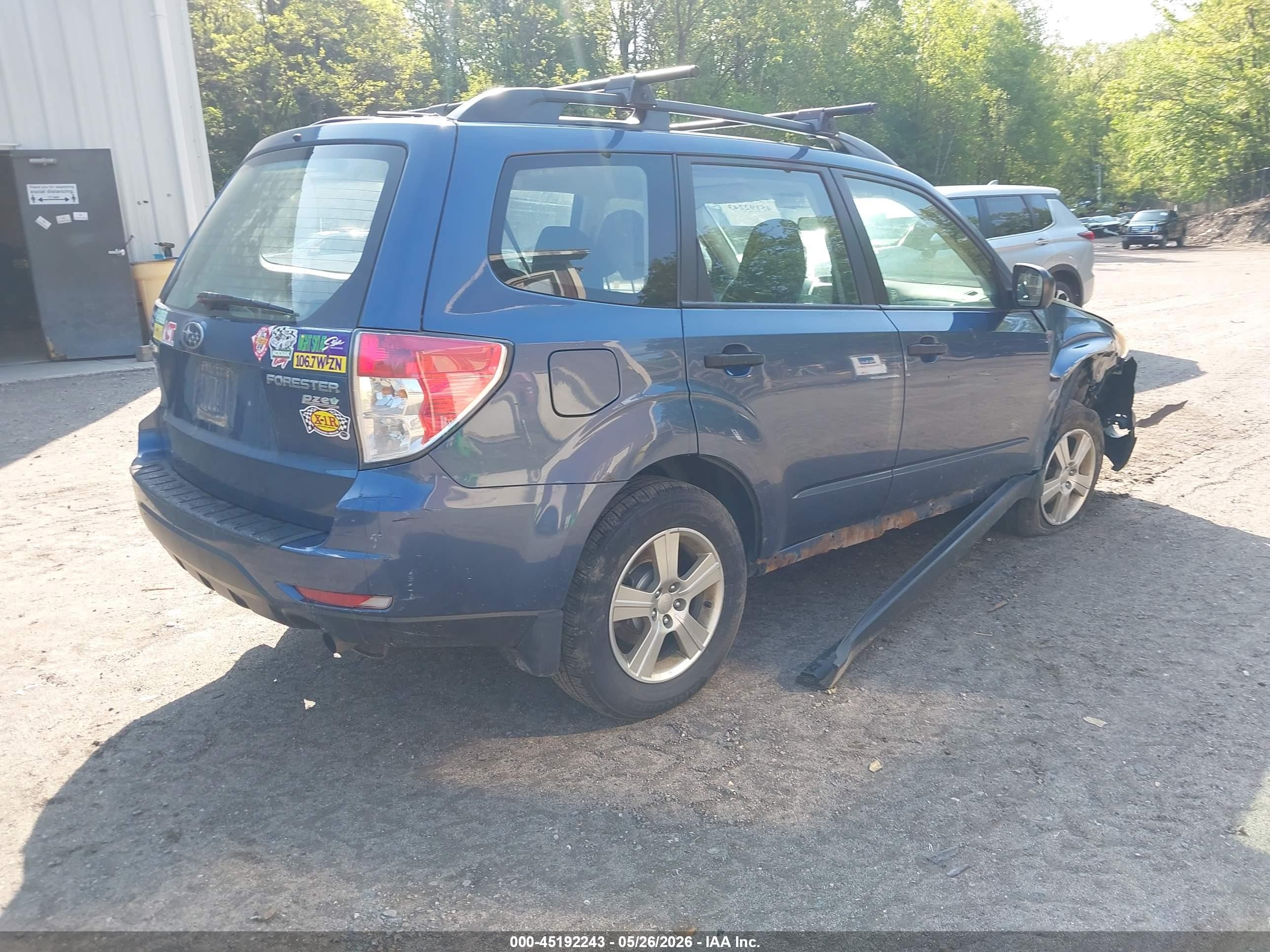 2012 Subaru Forester 2.5x Blue vin: JF2SHABC4CH441572