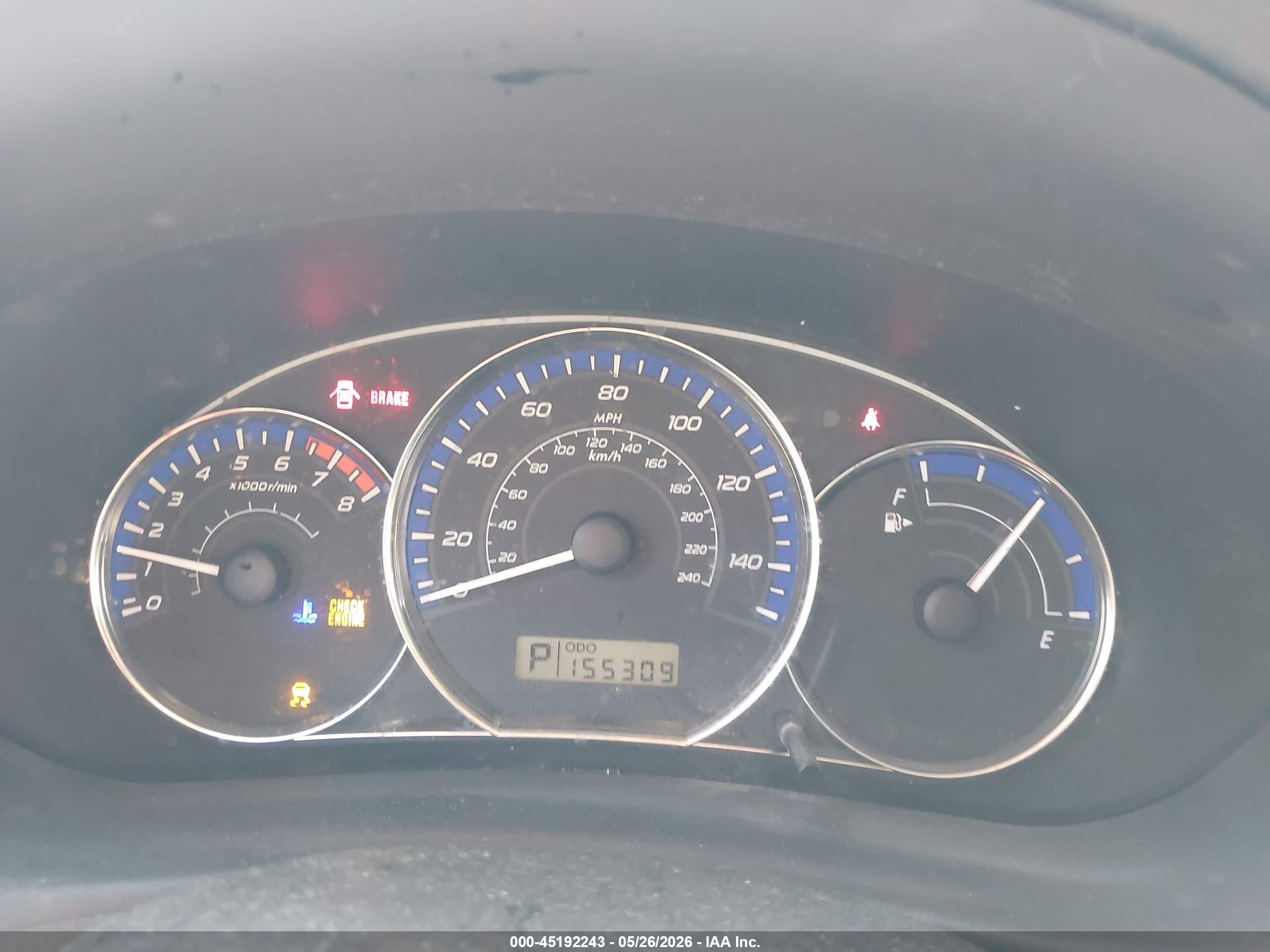 2012 Subaru Forester 2.5x Blue vin: JF2SHABC4CH441572