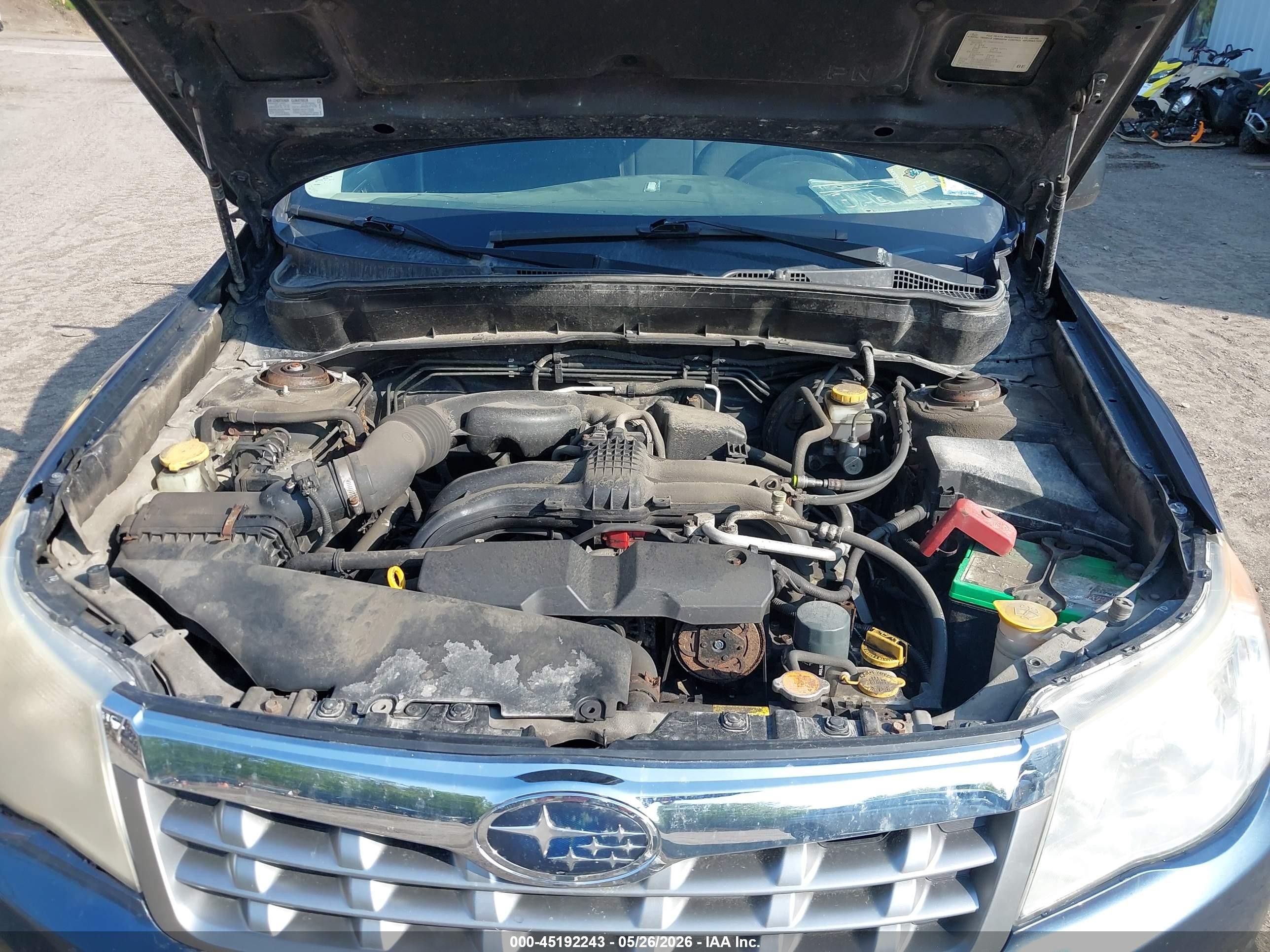 2012 Subaru Forester 2.5x Blue vin: JF2SHABC4CH441572