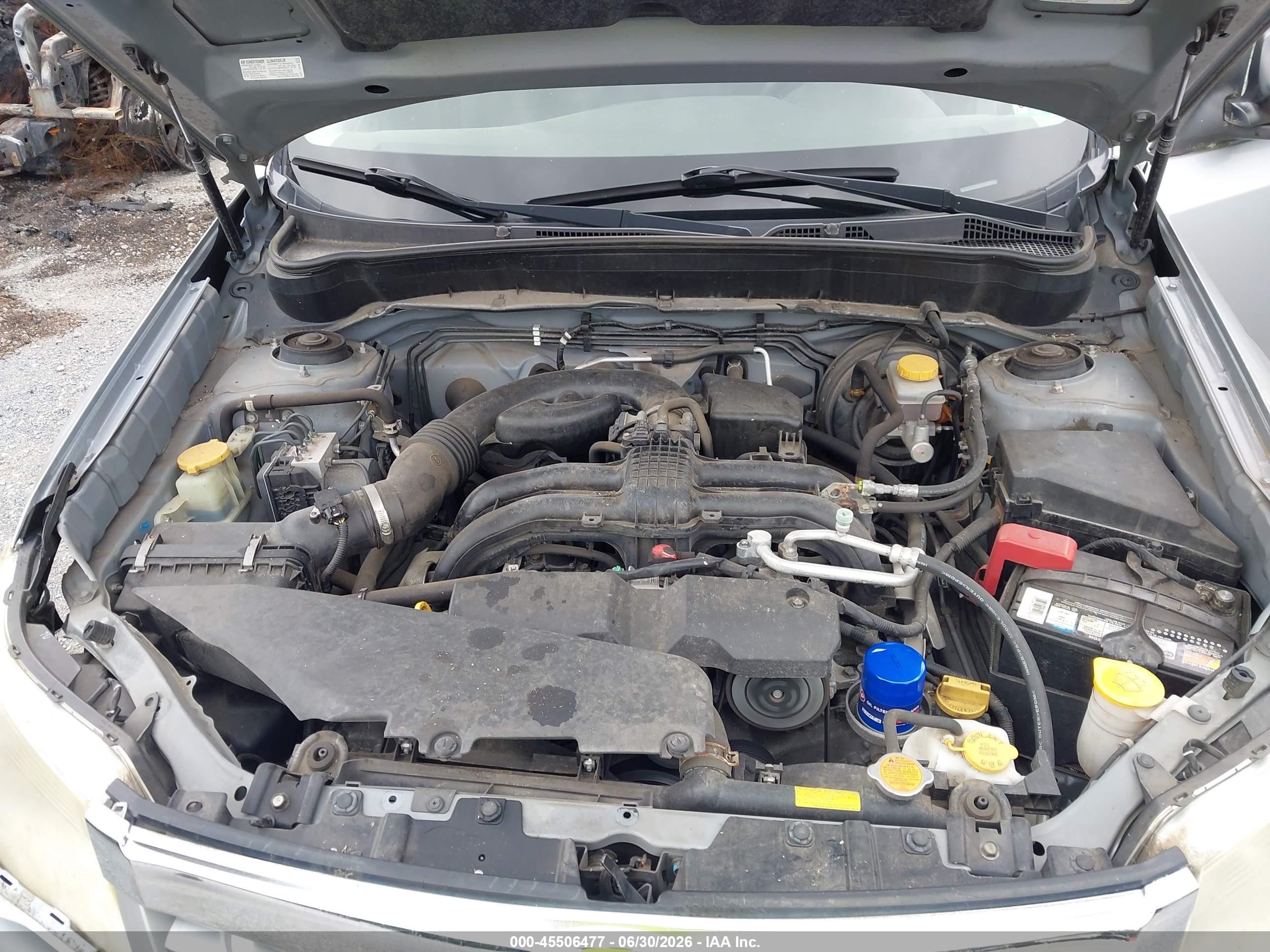 2013 Subaru Forester 2.5x Серебряный vin: JF2SHABC4DH414311