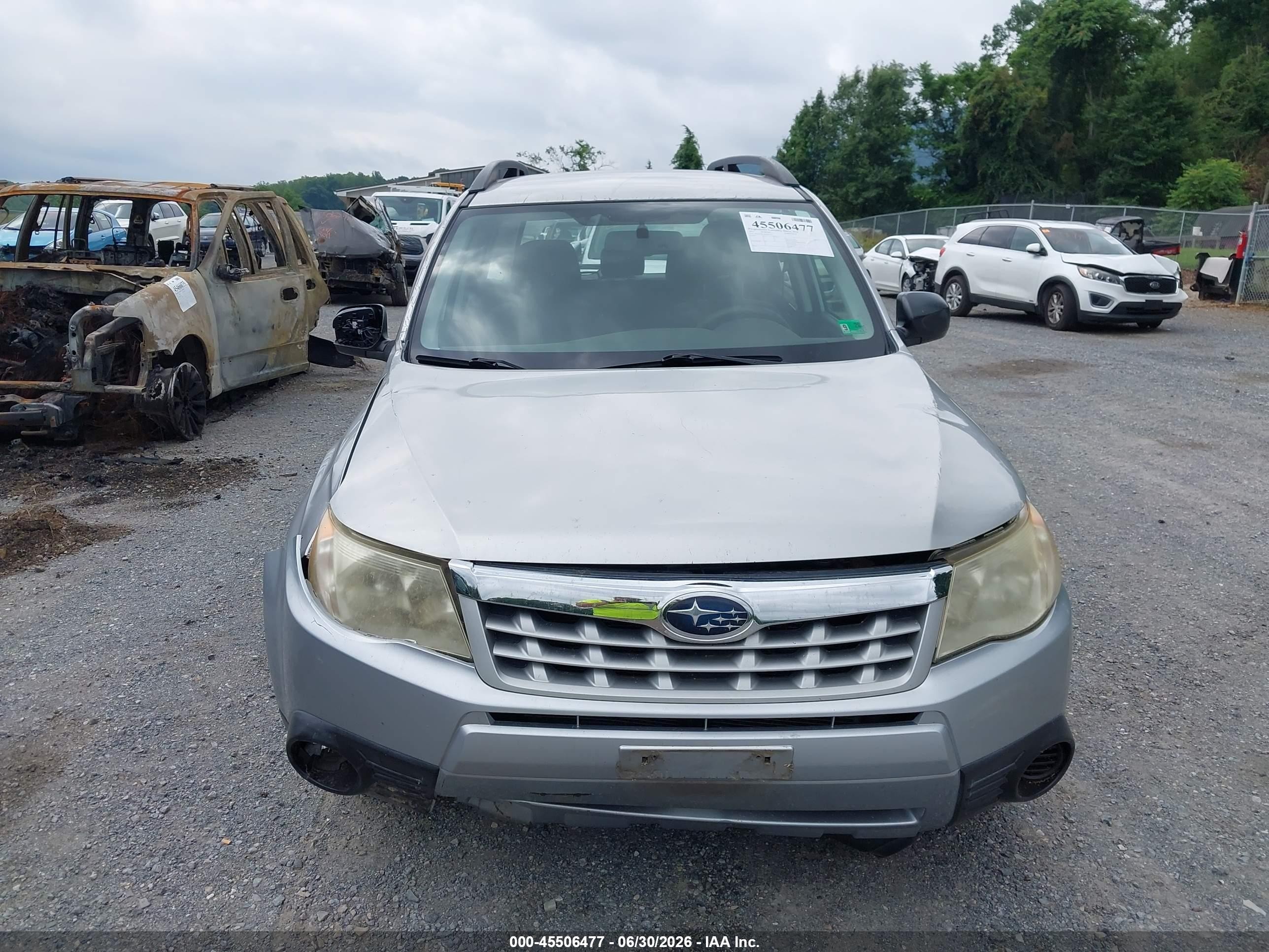 2013 Subaru Forester 2.5x Серебряный vin: JF2SHABC4DH414311
