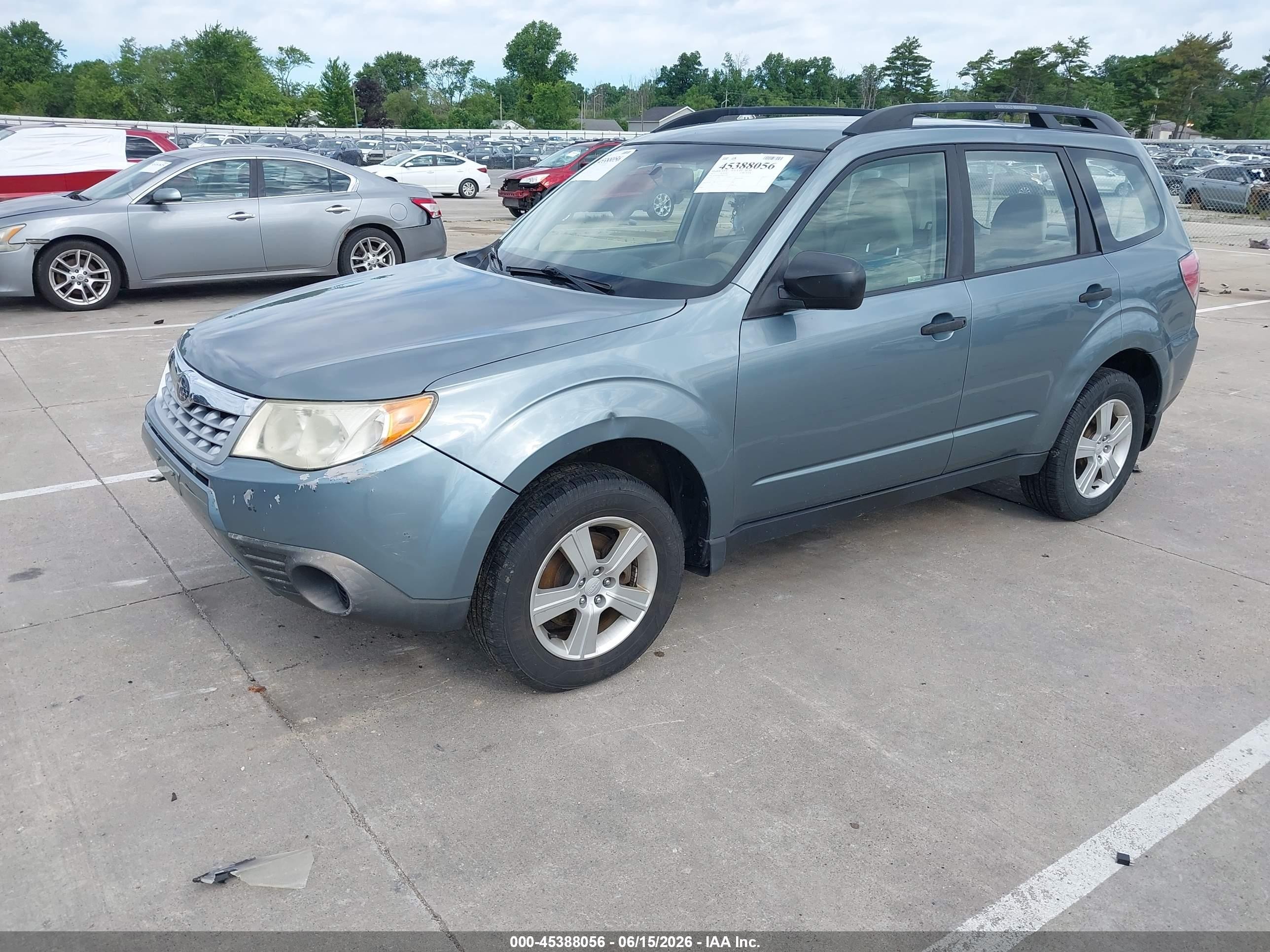 2013 Subaru Forester 2.5x Teal vin: JF2SHABC4DH423168