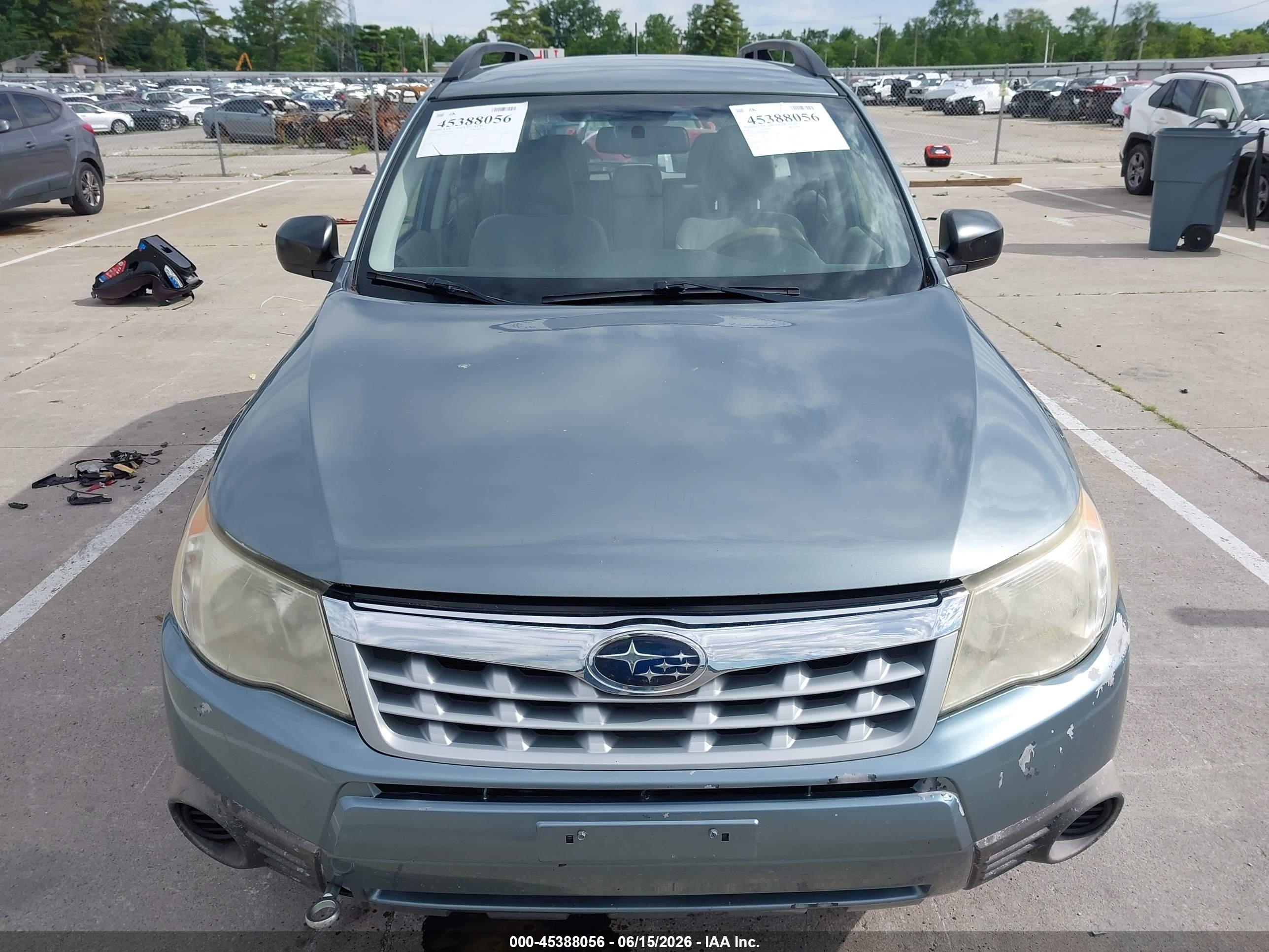 2013 Subaru Forester 2.5x Teal vin: JF2SHABC4DH423168