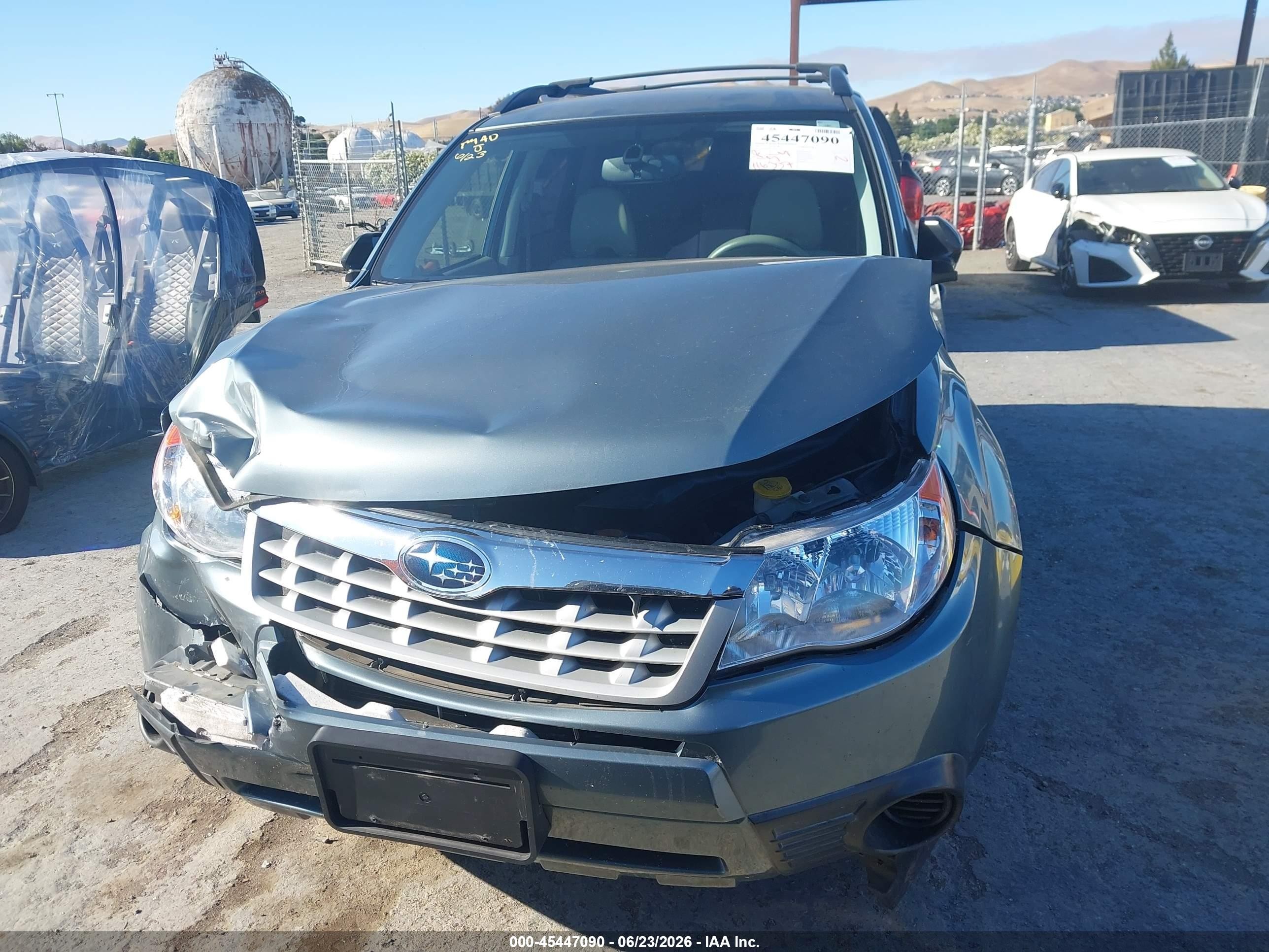 2011 Subaru Forester 2.5x Light Blue vin: JF2SHABC5BH774314