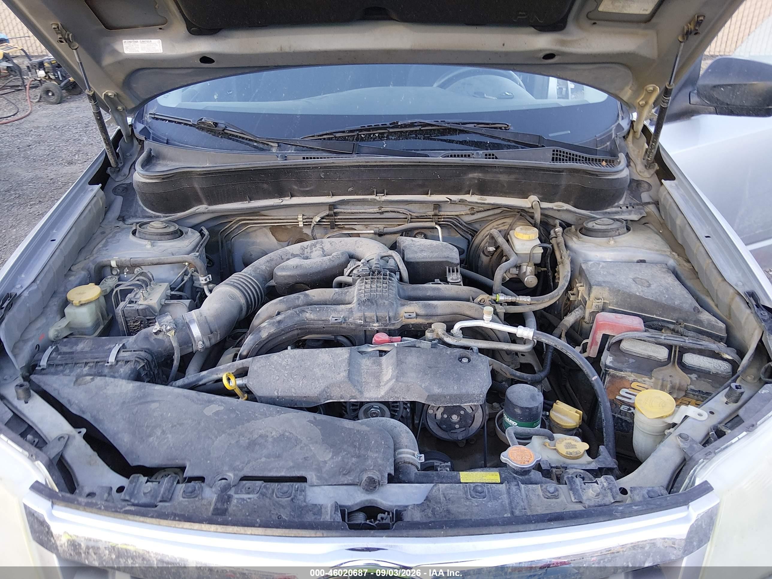 2012 Subaru Forester 2.5x Серебряный vin: JF2SHABC5CH442469