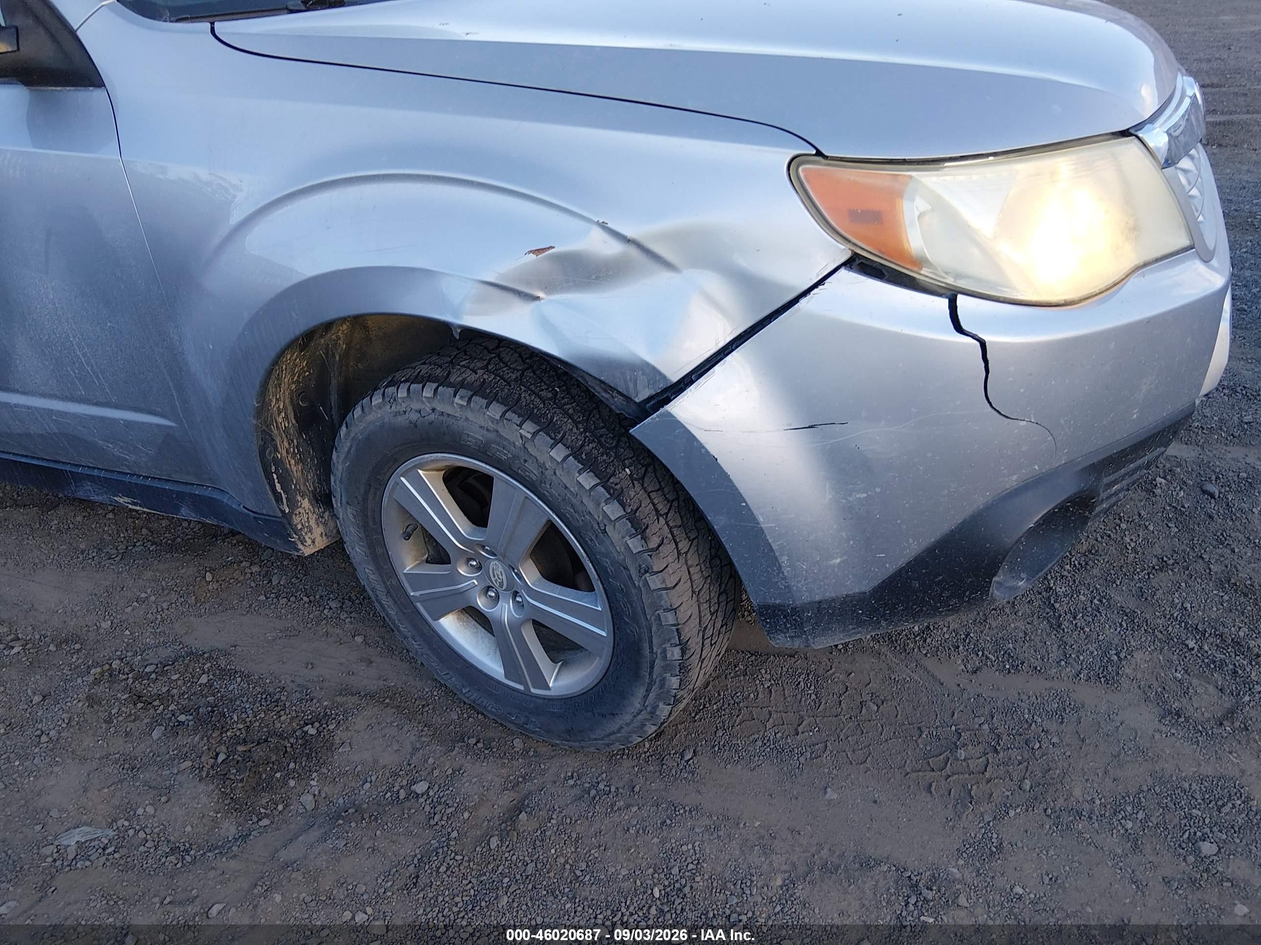 2012 Subaru Forester 2.5x Серебряный vin: JF2SHABC5CH442469