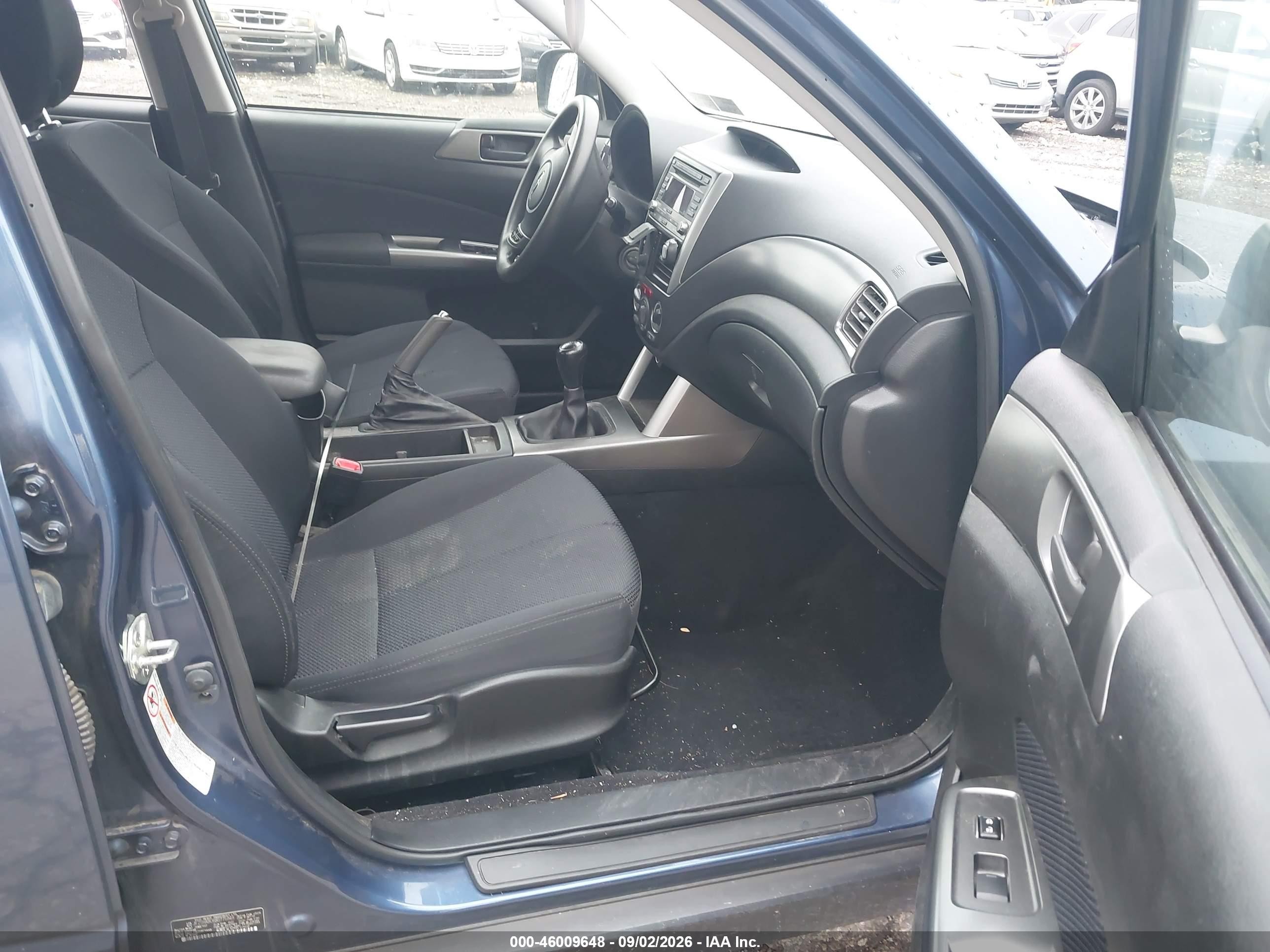 2011 Subaru Forester 2.5x Синий vin: JF2SHABC6BG775848