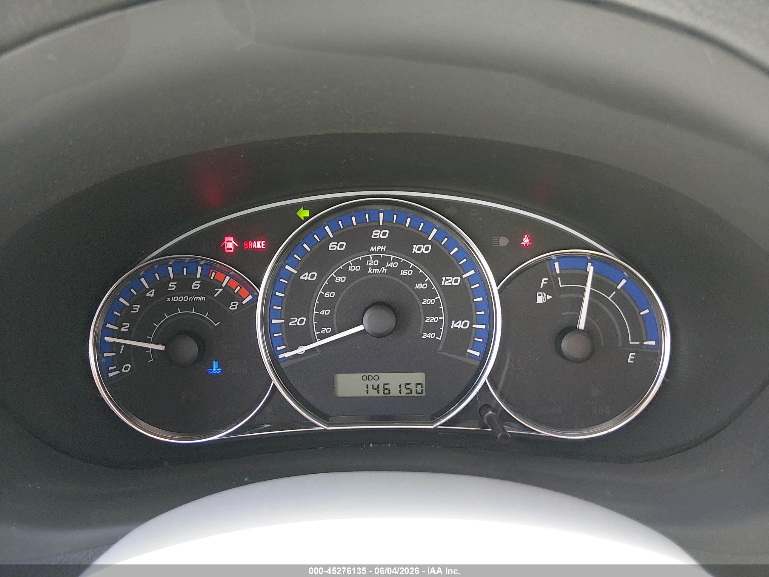 2012 Subaru Forester 2.5x Blue vin: JF2SHABC6CG408823