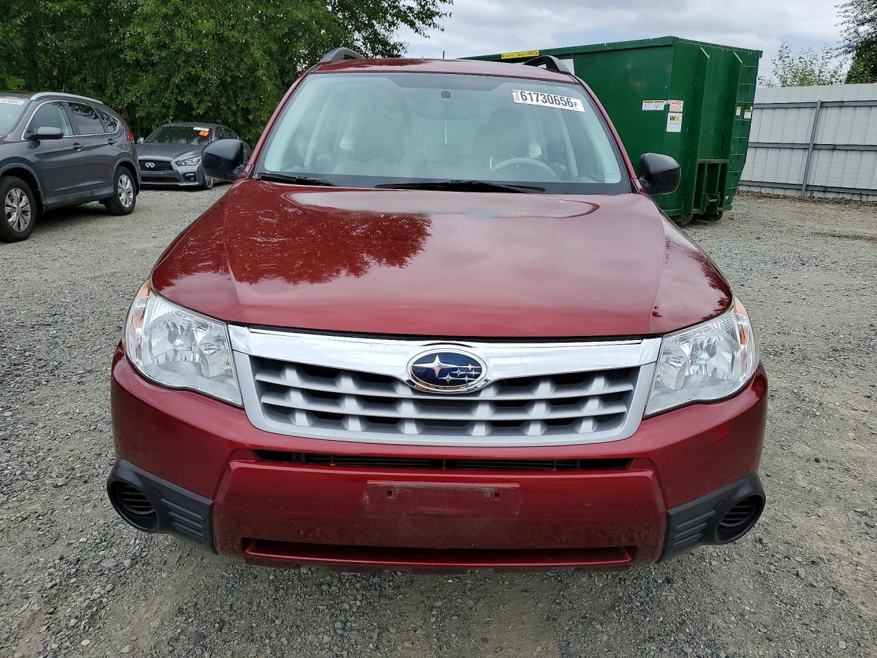 2012 Subaru Forester 2.5x Red vin: JF2SHABC6CH435644