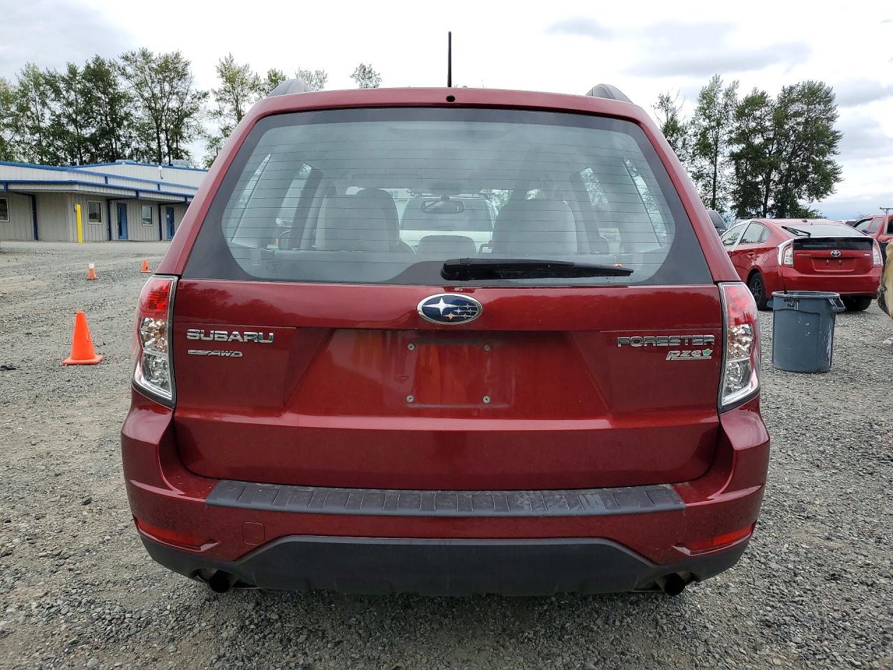 2012 Subaru Forester 2.5x Red vin: JF2SHABC6CH435644