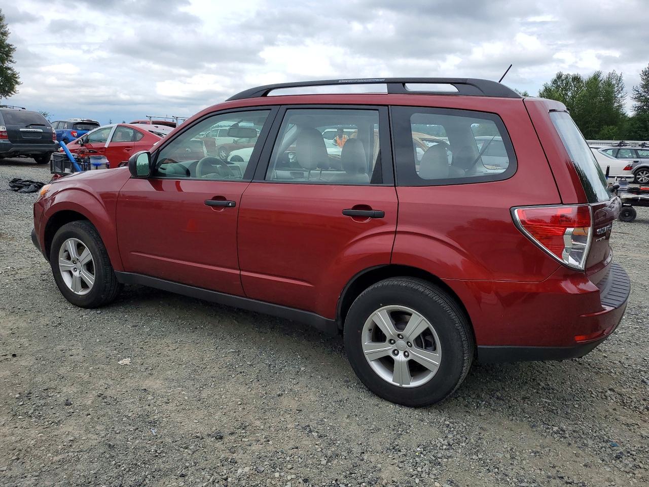 2012 Subaru Forester 2.5x Red vin: JF2SHABC6CH435644