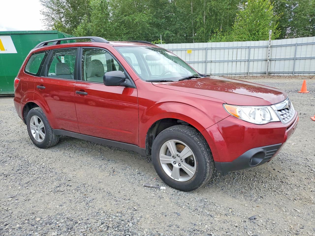 2012 Subaru Forester 2.5x Red vin: JF2SHABC6CH435644