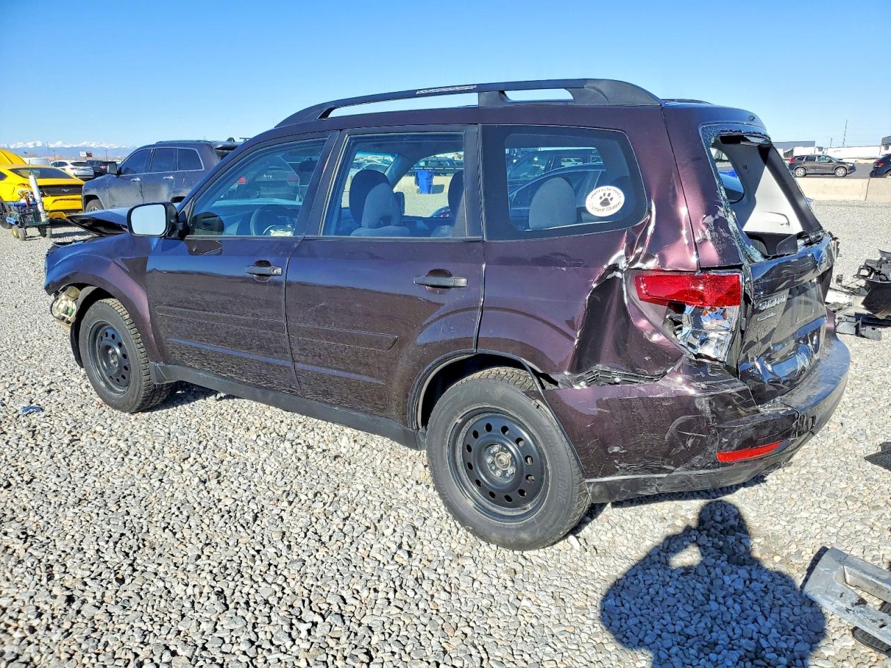 2013 Subaru Forester 2.5x Maroon vin: JF2SHABC6DH423480