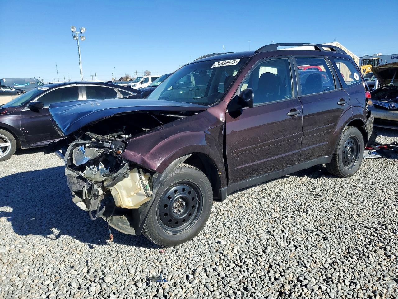 2013 Subaru Forester 2.5x Maroon vin: JF2SHABC6DH423480