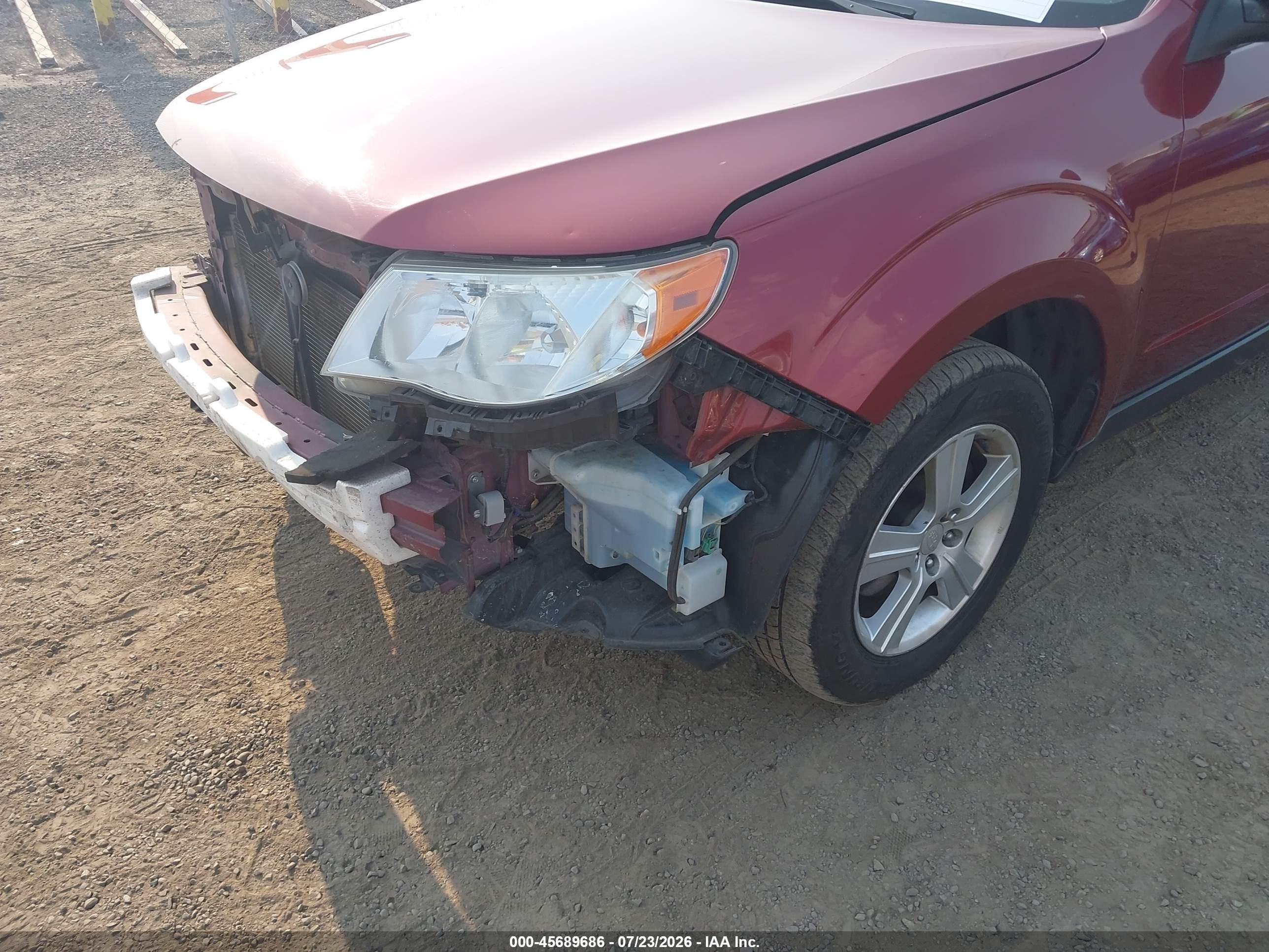 2011 Subaru Forester 2.5x Burgundy vin: JF2SHABC7BH767347