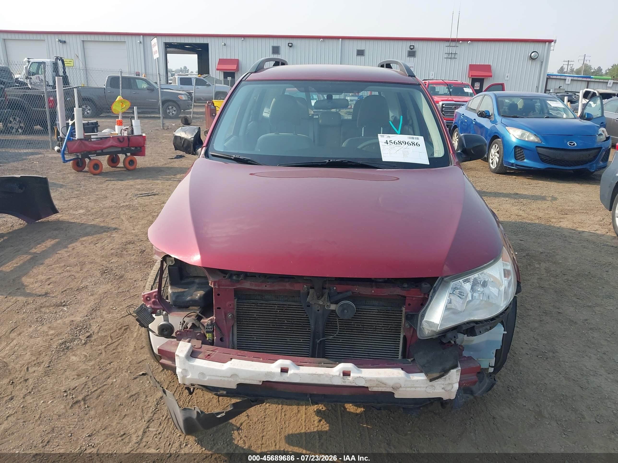 2011 Subaru Forester 2.5x Burgundy vin: JF2SHABC7BH767347