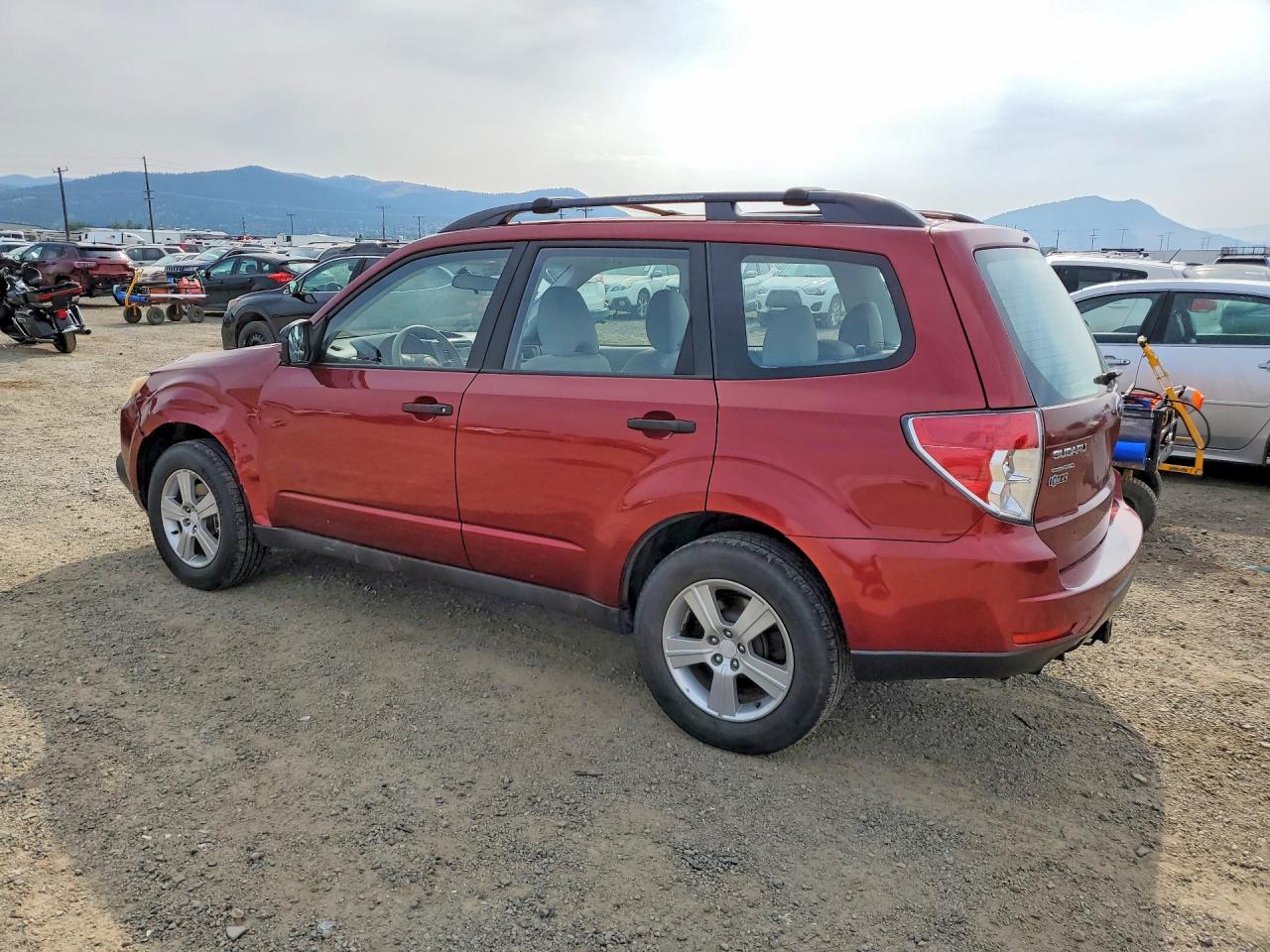 2012 Subaru Forester 2.5x Maroon vin: JF2SHABC7CH438536
