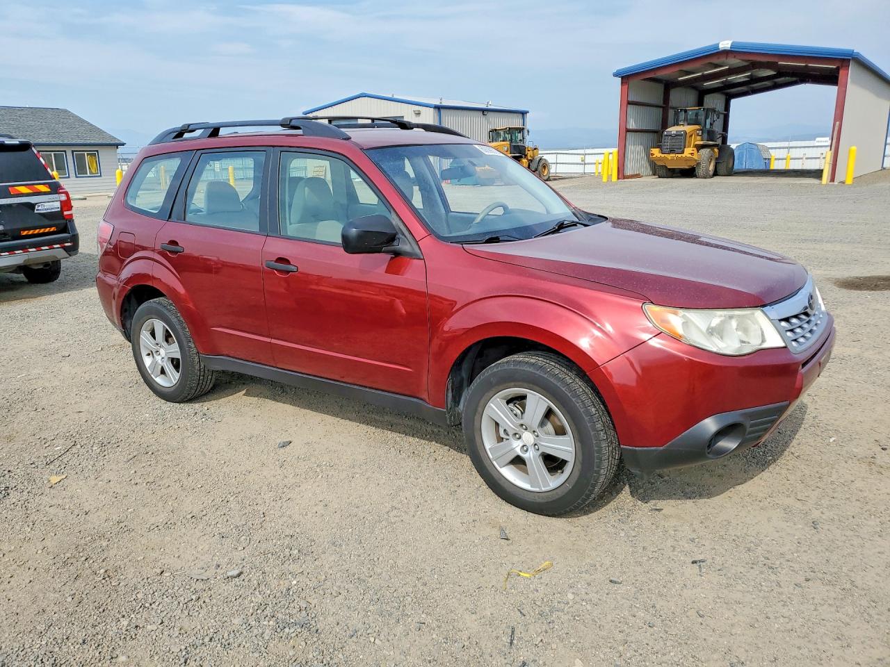 2012 Subaru Forester 2.5x Maroon vin: JF2SHABC7CH438536