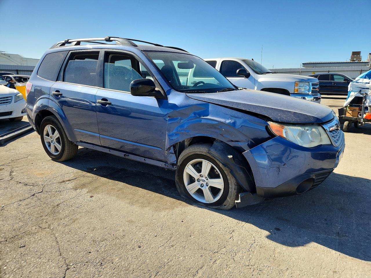 2012 Subaru Forester 2.5x Blue vin: JF2SHABC7CH465851