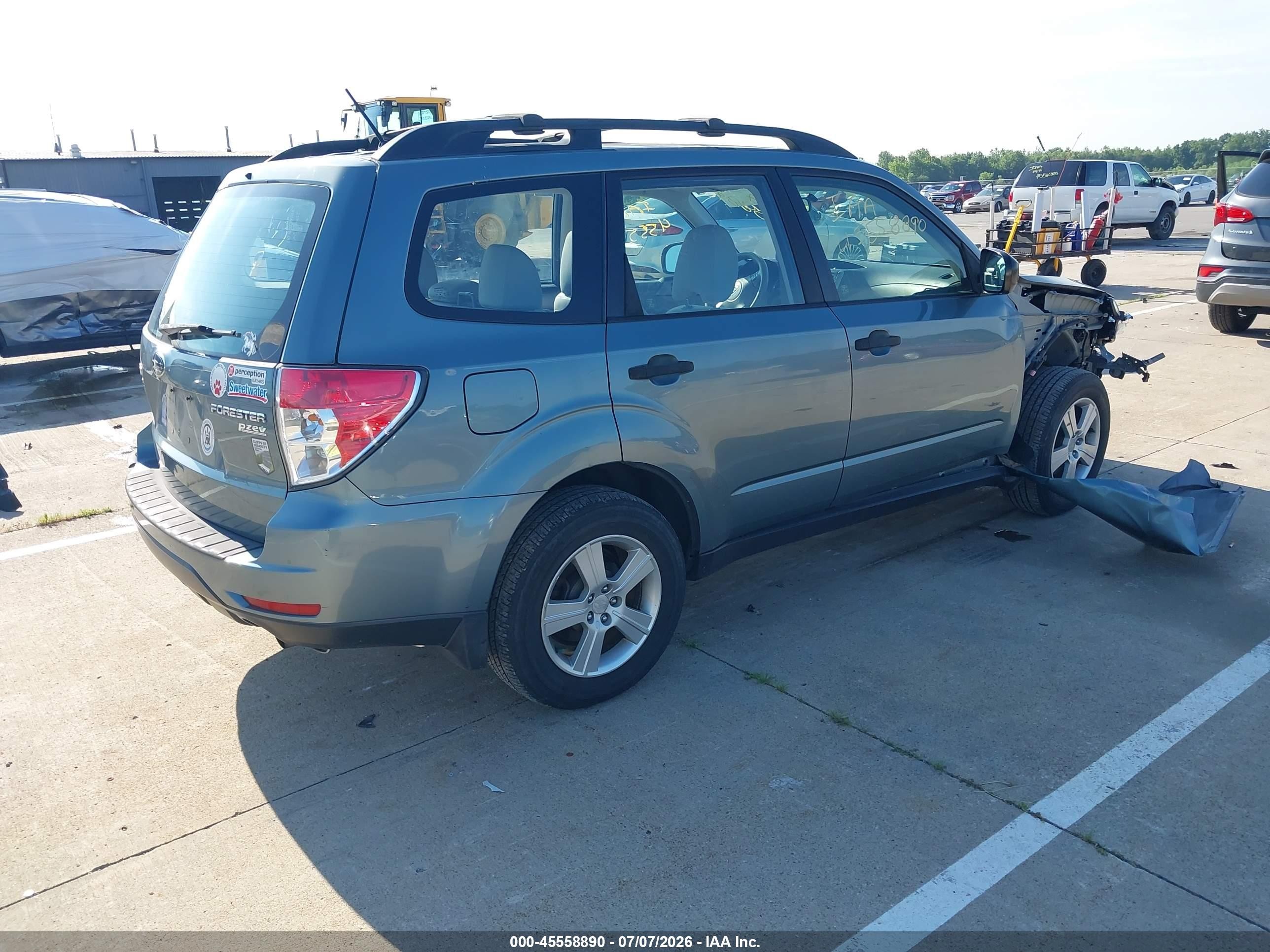2012 Subaru Forester 2.5x Teal vin: JF2SHABC7CH466837