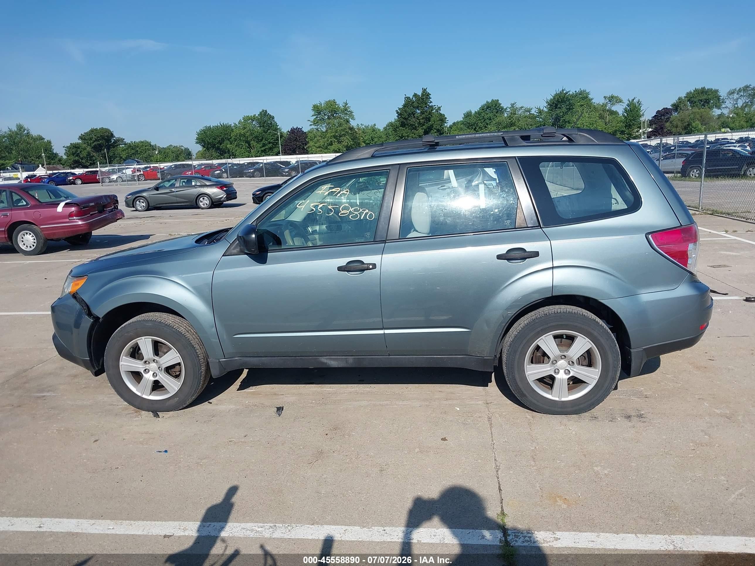 2012 Subaru Forester 2.5x Teal vin: JF2SHABC7CH466837