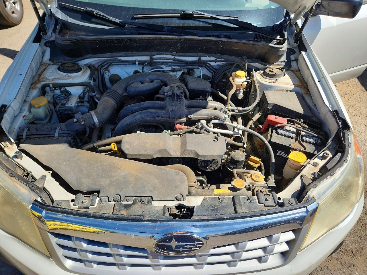 2013 Subaru Forester 2.5x Белый vin: JF2SHABC7DH403643