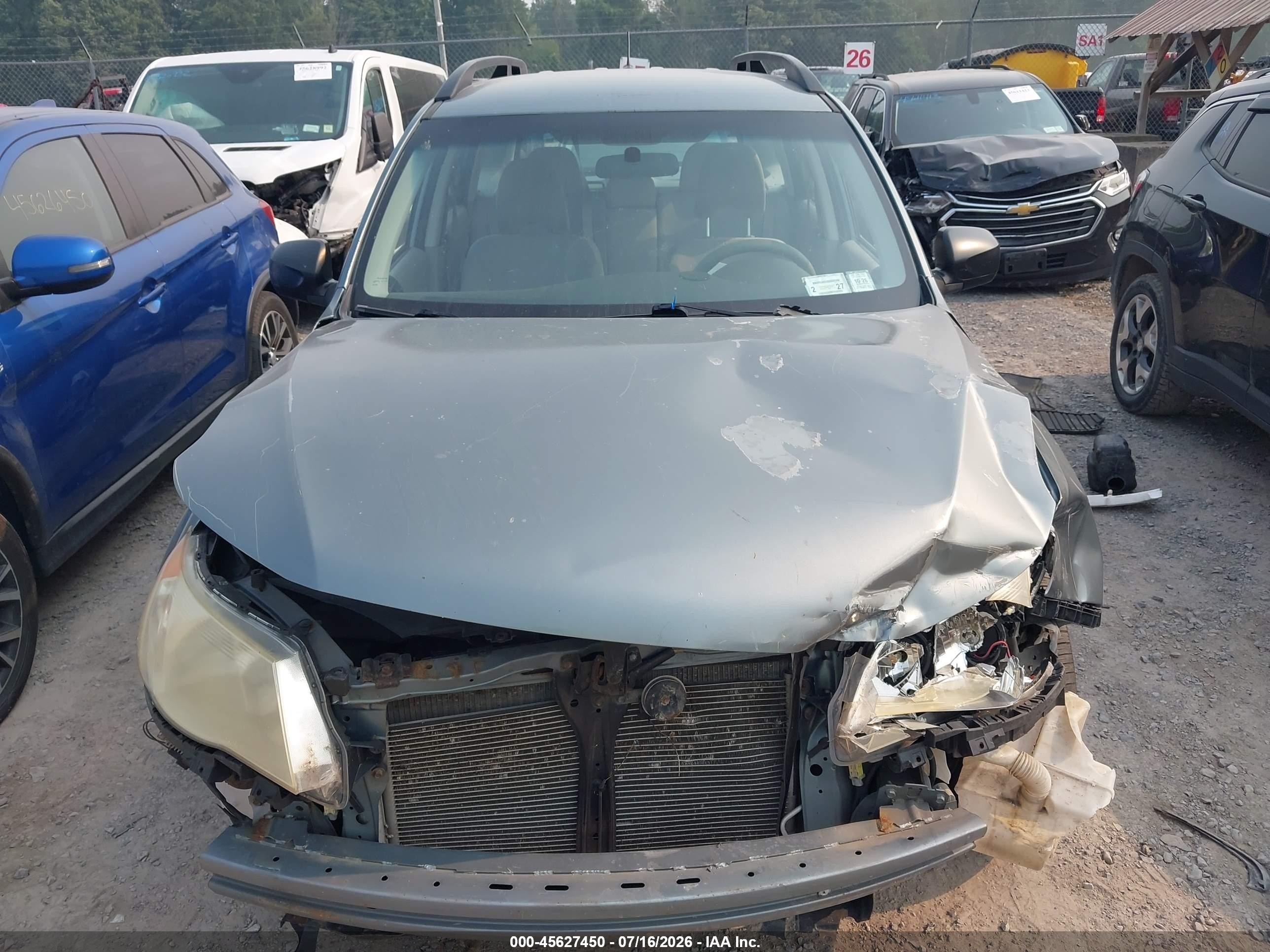 2013 Subaru Forester 2.5x Green vin: JF2SHABC7DH435220