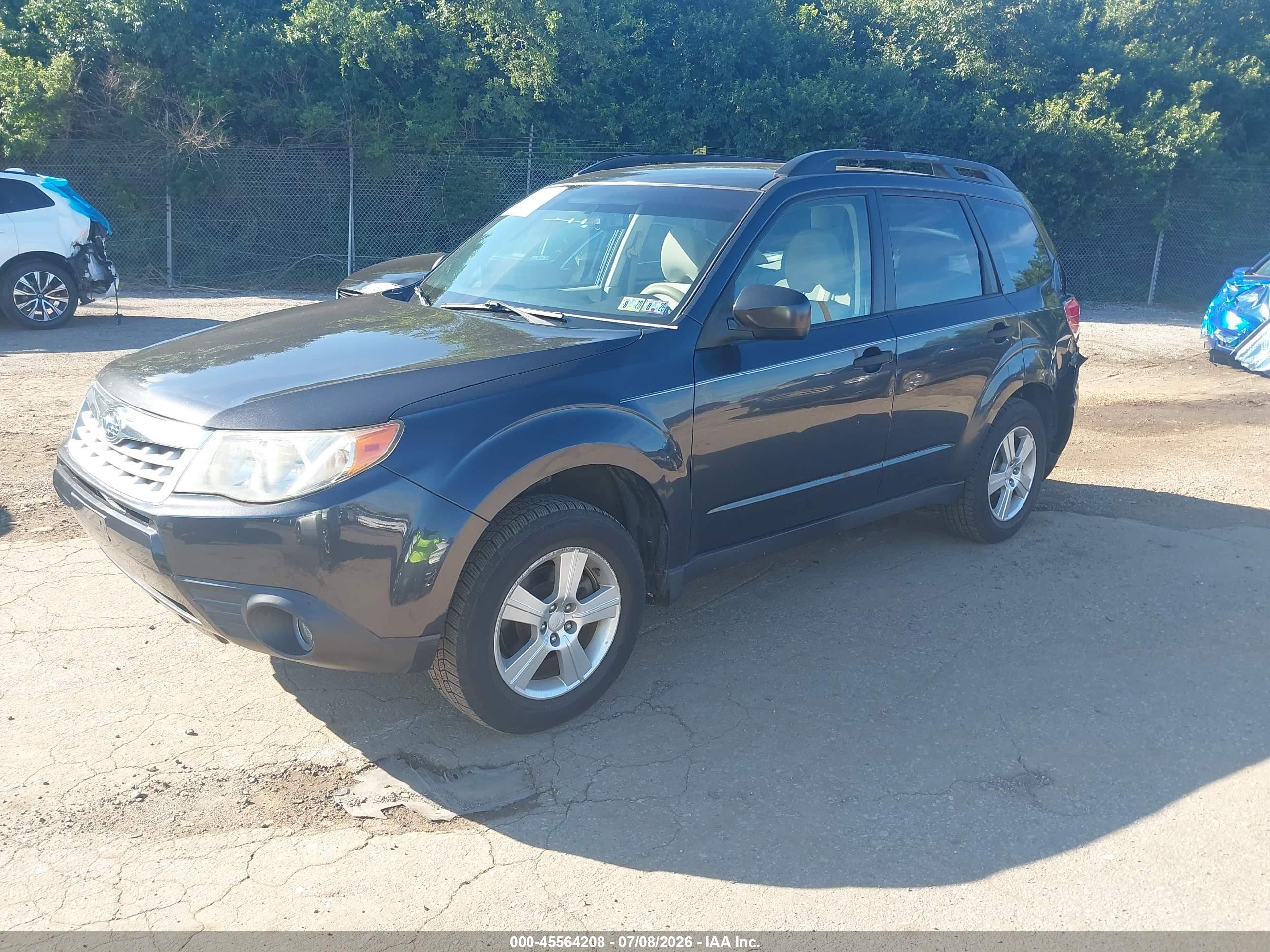 2013 Subaru Forester 2.5x Blue vin: JF2SHABC7DH438201