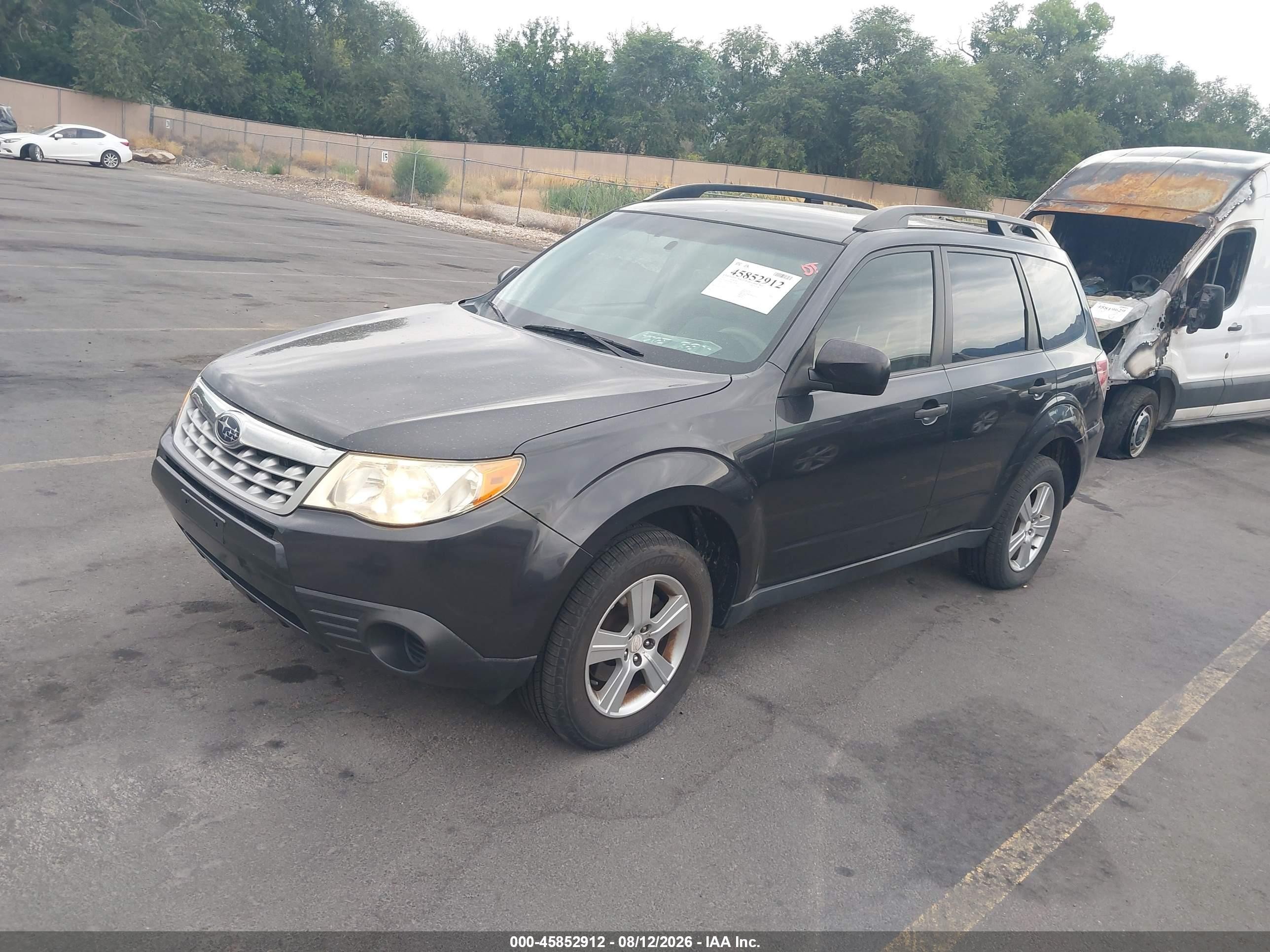 2011 Subaru Forester 2.5x Black vin: JF2SHABC8BG702058