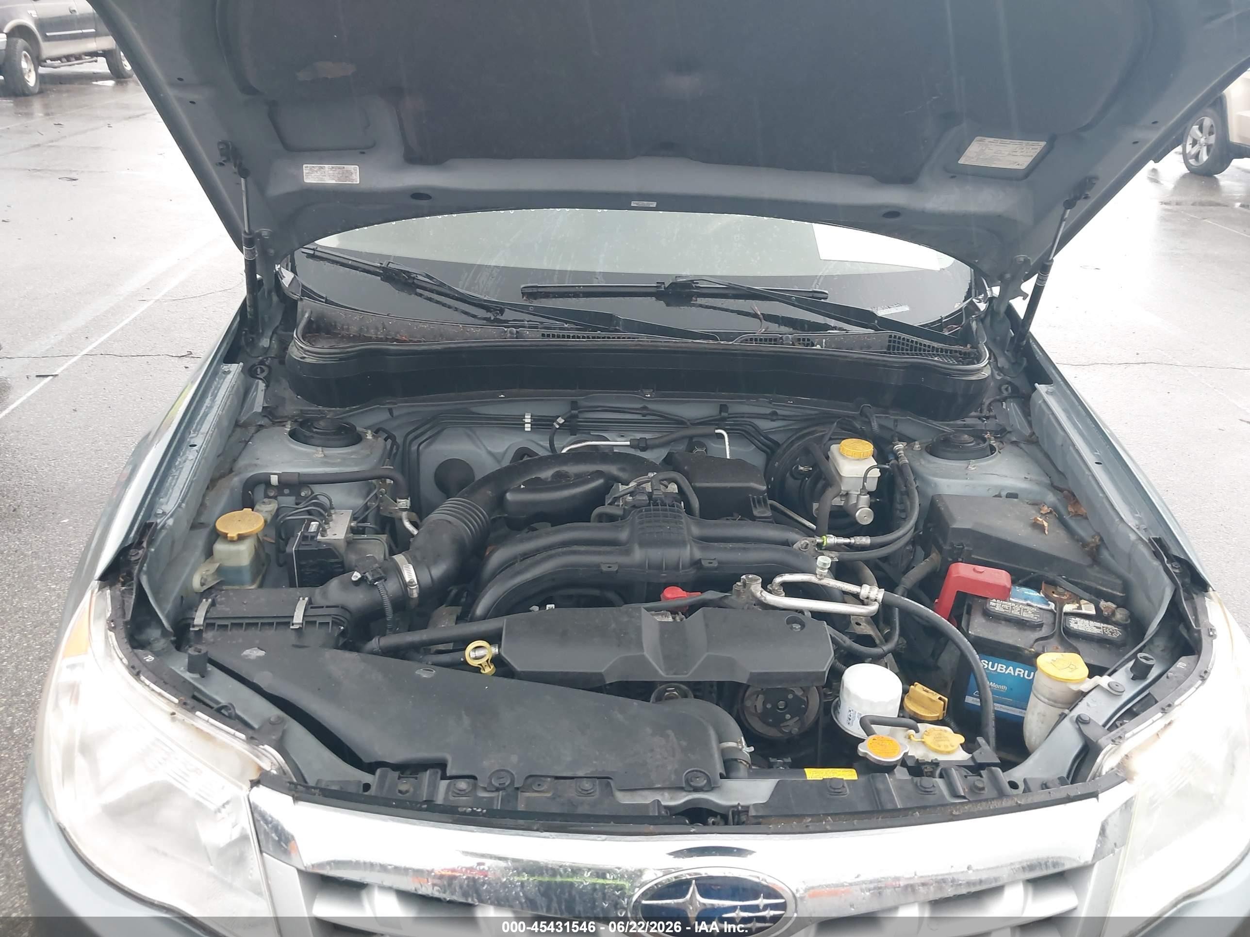 2011 Subaru Forester 2.5x Синий vin: JF2SHABC8BH773688