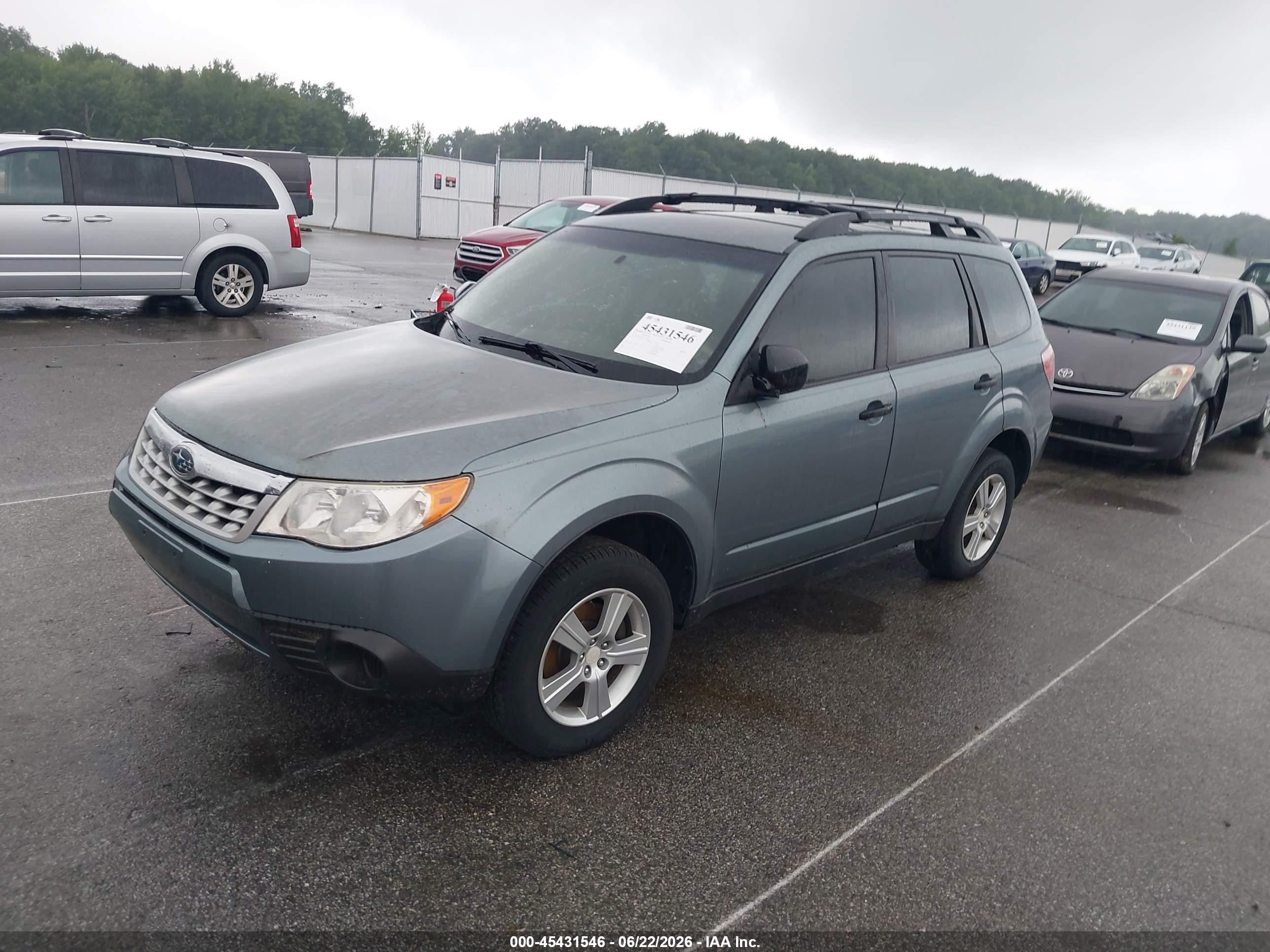 2011 Subaru Forester 2.5x Синий vin: JF2SHABC8BH773688