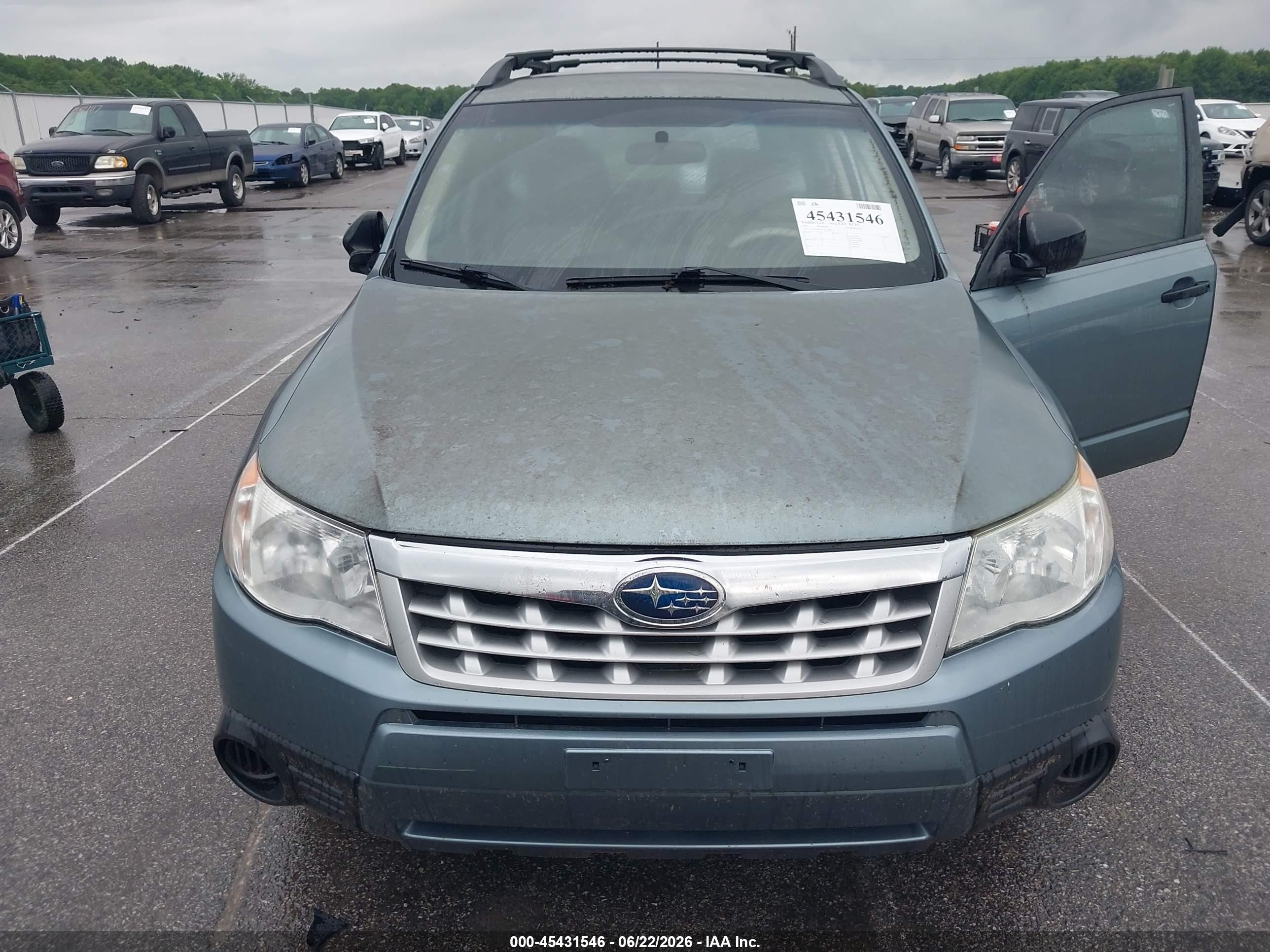 2011 Subaru Forester 2.5x Синий vin: JF2SHABC8BH773688