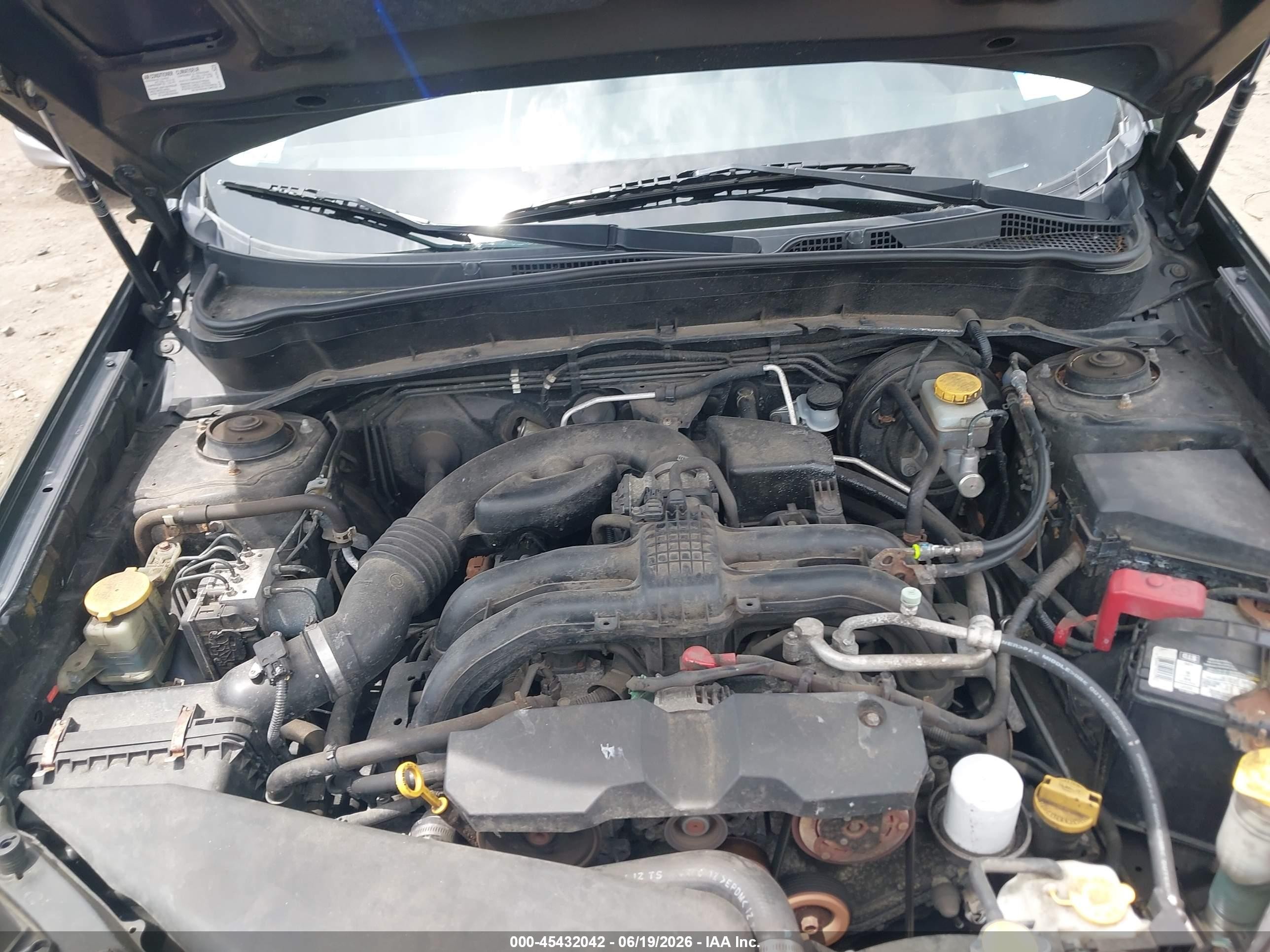 2012 Subaru Forester 2.5x Черный vin: JF2SHABC8CG430998