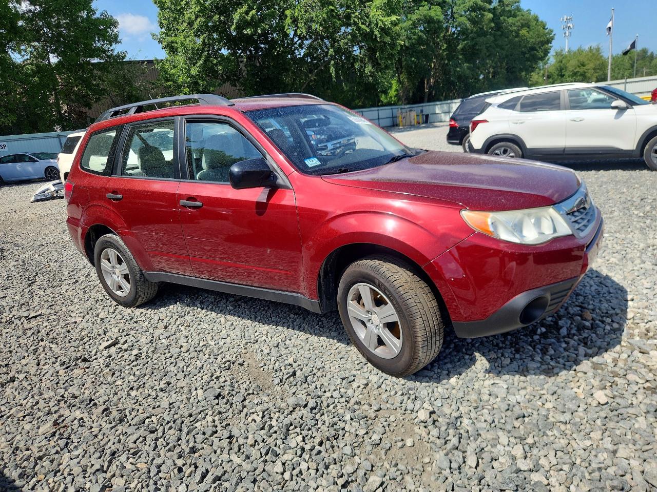 2012 Subaru Forester Burgundy vin: JF2SHABC8CH406095