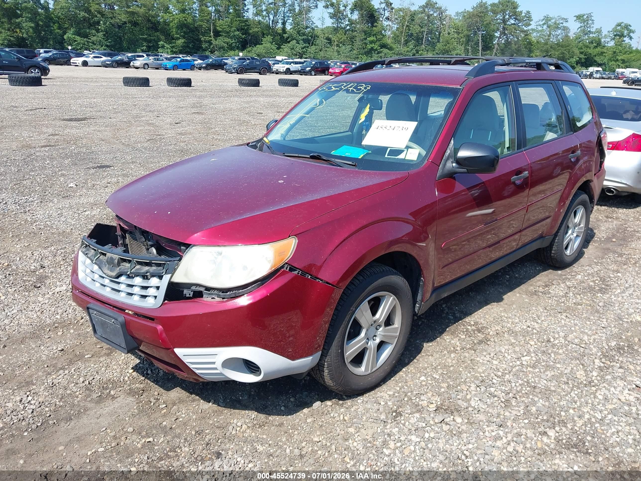 2012 Subaru Forester 2.5x Red vin: JF2SHABC8CH413953