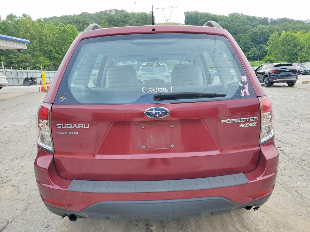 2013 Subaru Forester 2.5x Maroon vin: JF2SHABC8DH424419