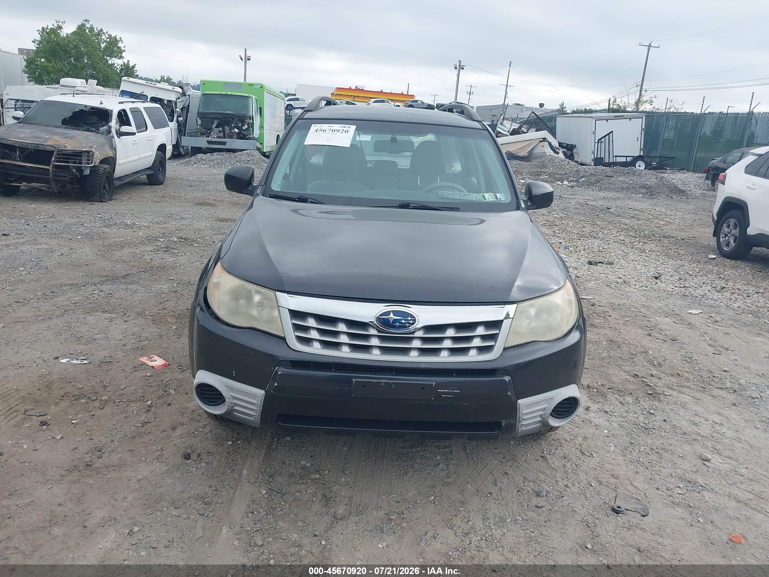 2011 Subaru Forester 2.5x Dark Blue vin: JF2SHABC9BH711331