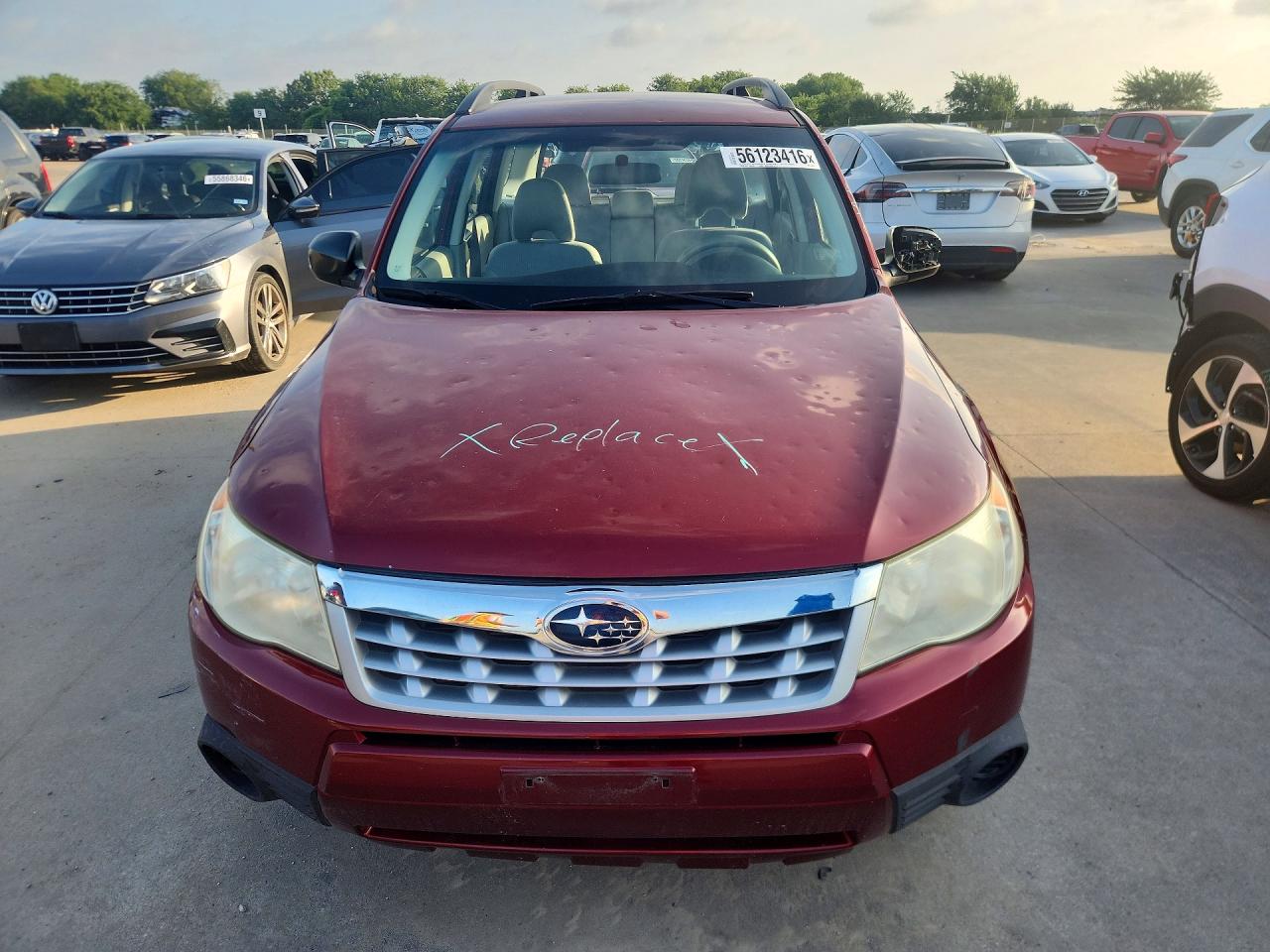 2011 Subaru Forester 2.5x Maroon vin: JF2SHABC9BH733278